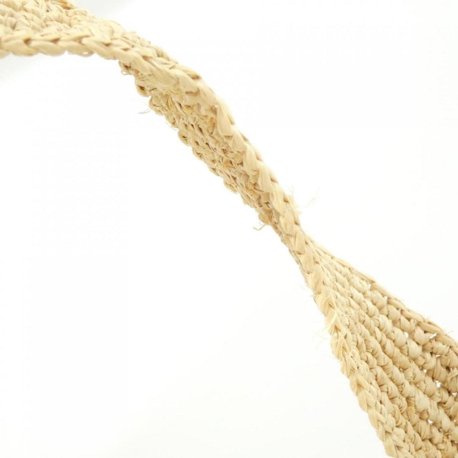 Handbag Raffia Leather Loewe - 7