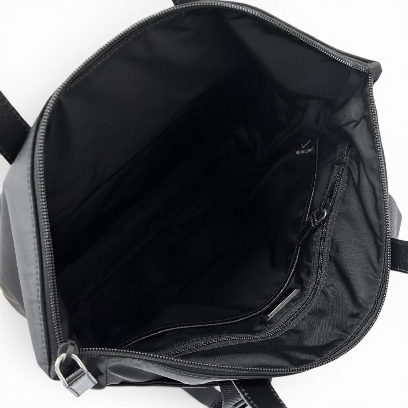 Leather Polyamide Tote Bag Prada - 5