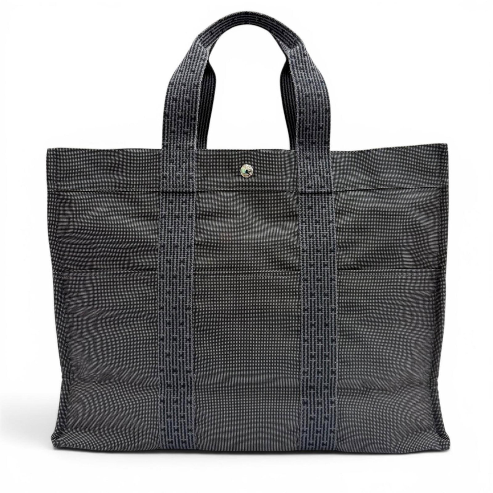 Polyamide Polyester Bag Tote Handbag Hermes - 2