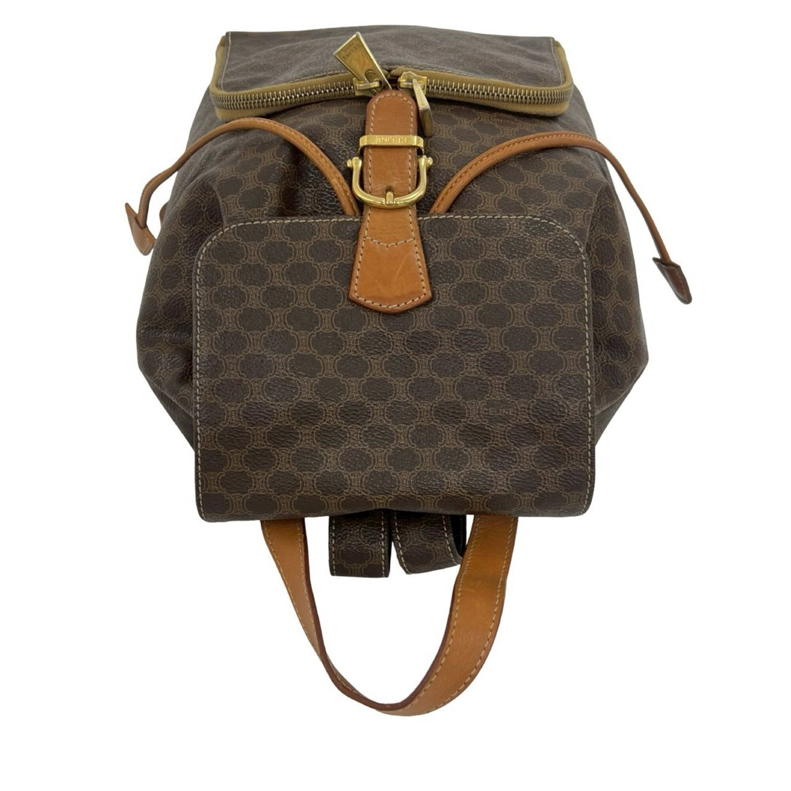 Pvc Leather Celine Backpack - 4
