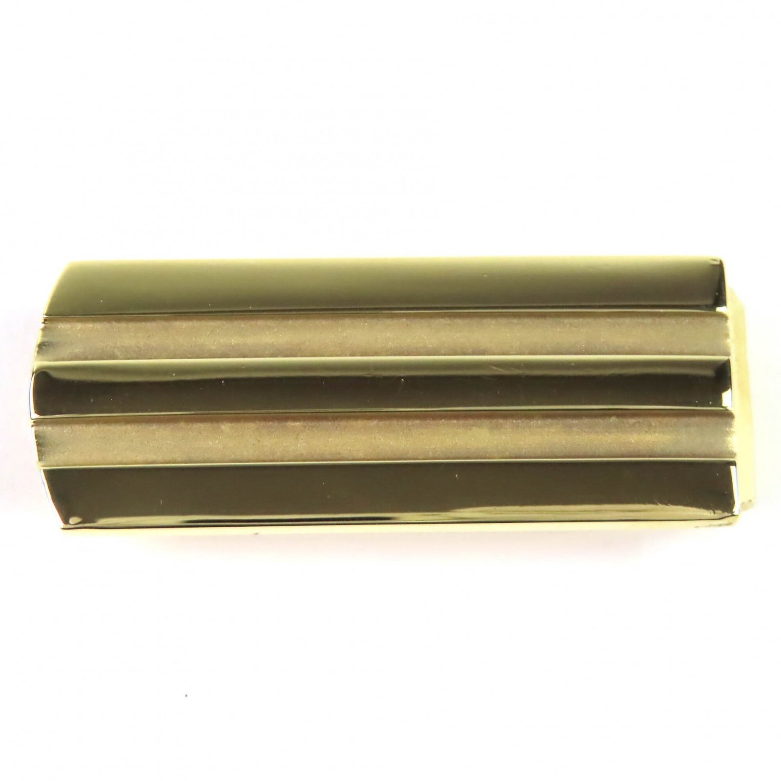 Money Clip Tiffany: Money Clip Tiffany The Money Clip Tiffany is a gold money clip featuring a signature. It measures 1.9cm x 4.7cm and is made of a gold material. This item bears a signature and is a type of money