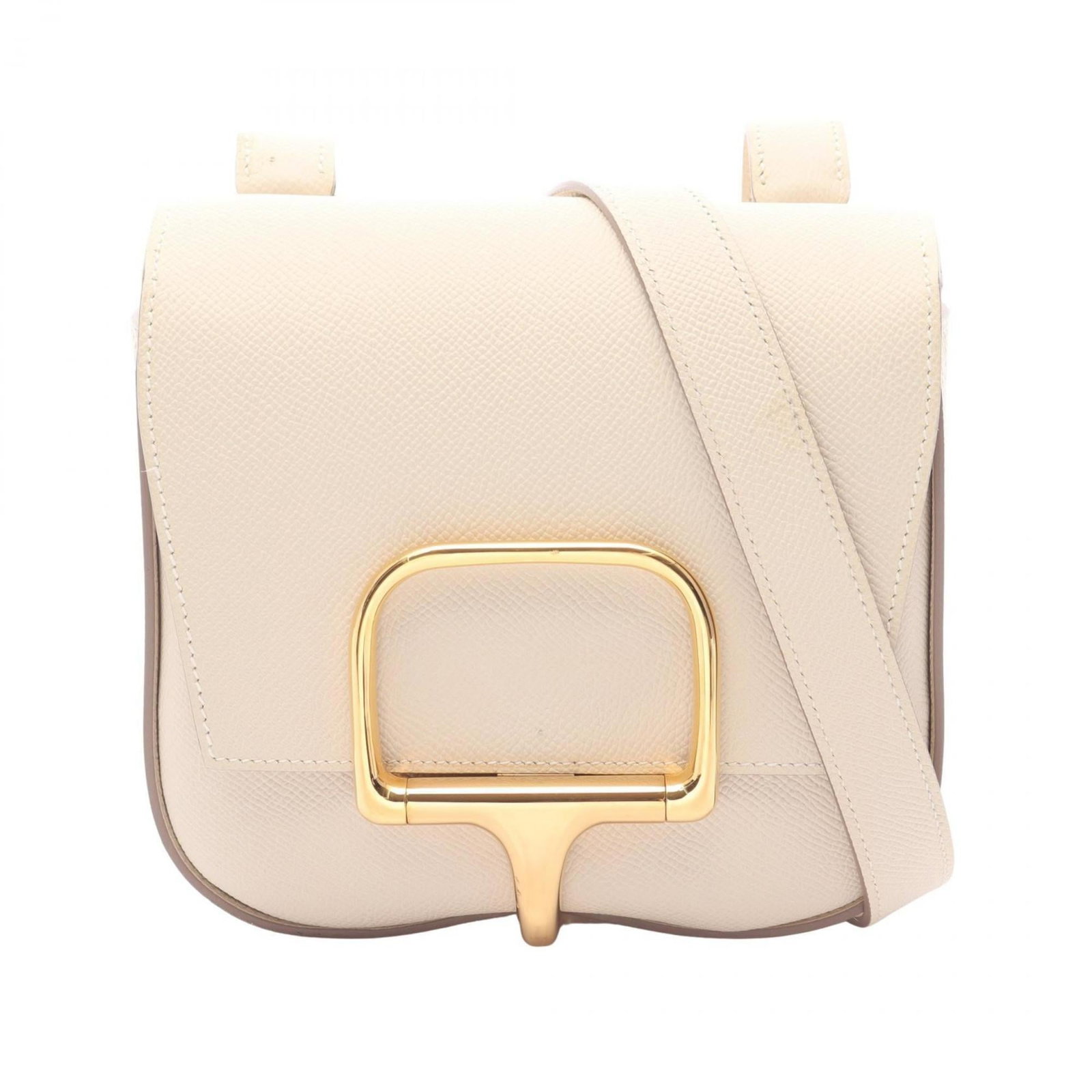 Handbag Epsom Leather Shoulder Hermes: Handbag Epsom Leather Shoulder Hermes Epsom leather, a luxurious material, is used to craft this shoulder bag from the iconic Hermes brand. Measuring 16cm x 17cm x 5cm, it boasts a sleek design with