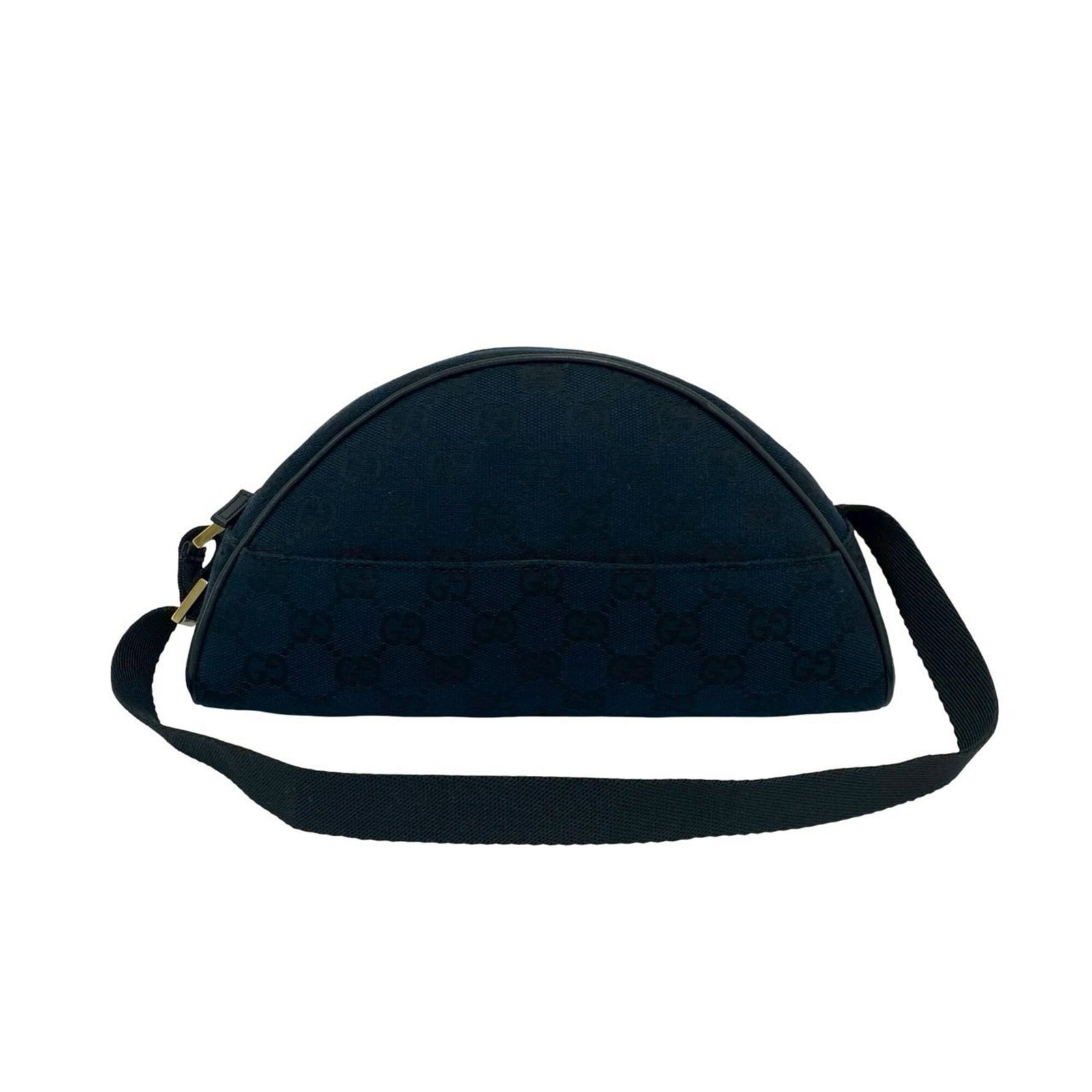 Shoulder Bag Canvas Leather Pouch Gucci Handbag: Shoulder Bag Canvas Leather Pouch Gucci Handbag Canvas and leather come together in this sleek Gucci shoulder bag, featuring a classic design with a canvas and leather construction. The black and