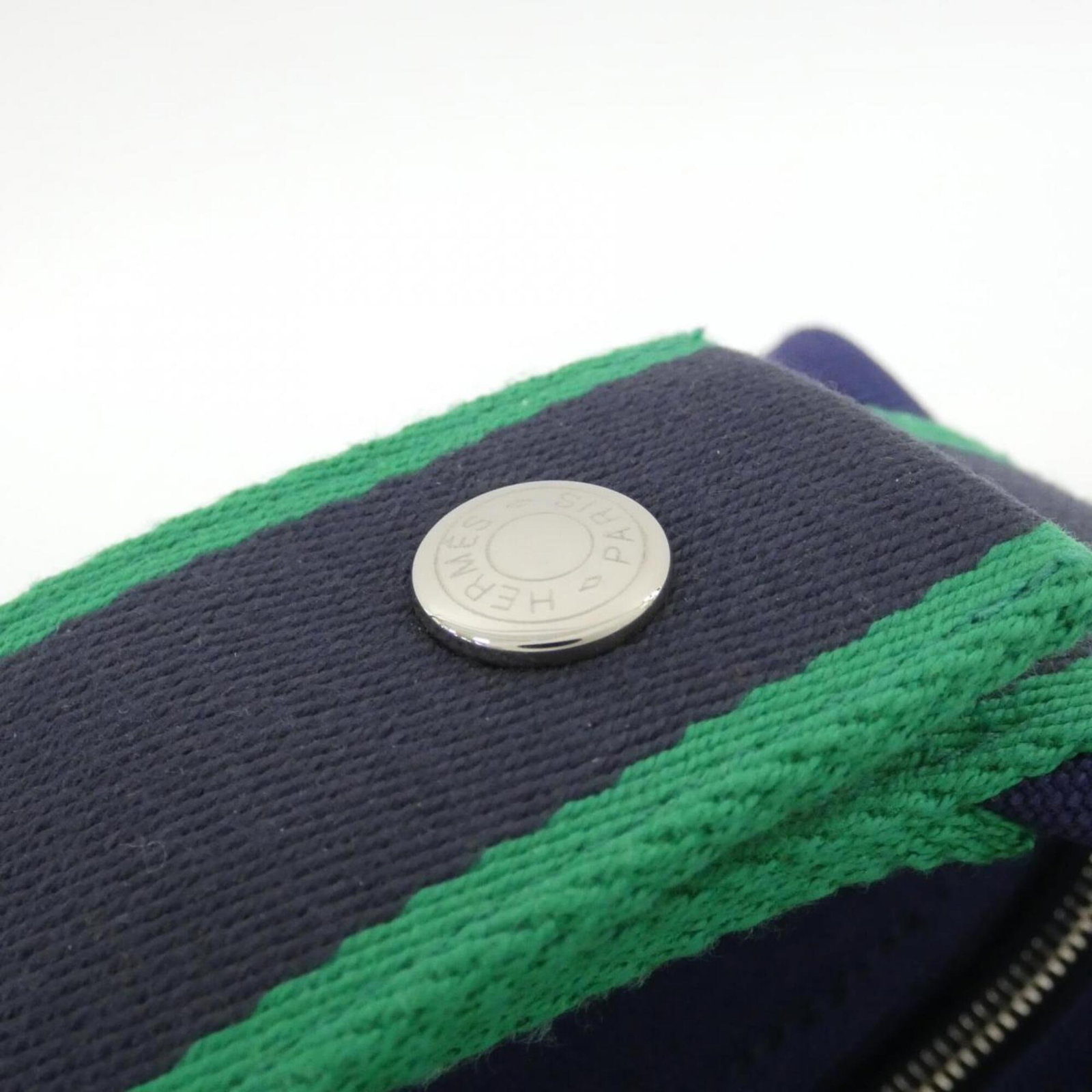 Handbag Canvas Pouch Hermes - 6