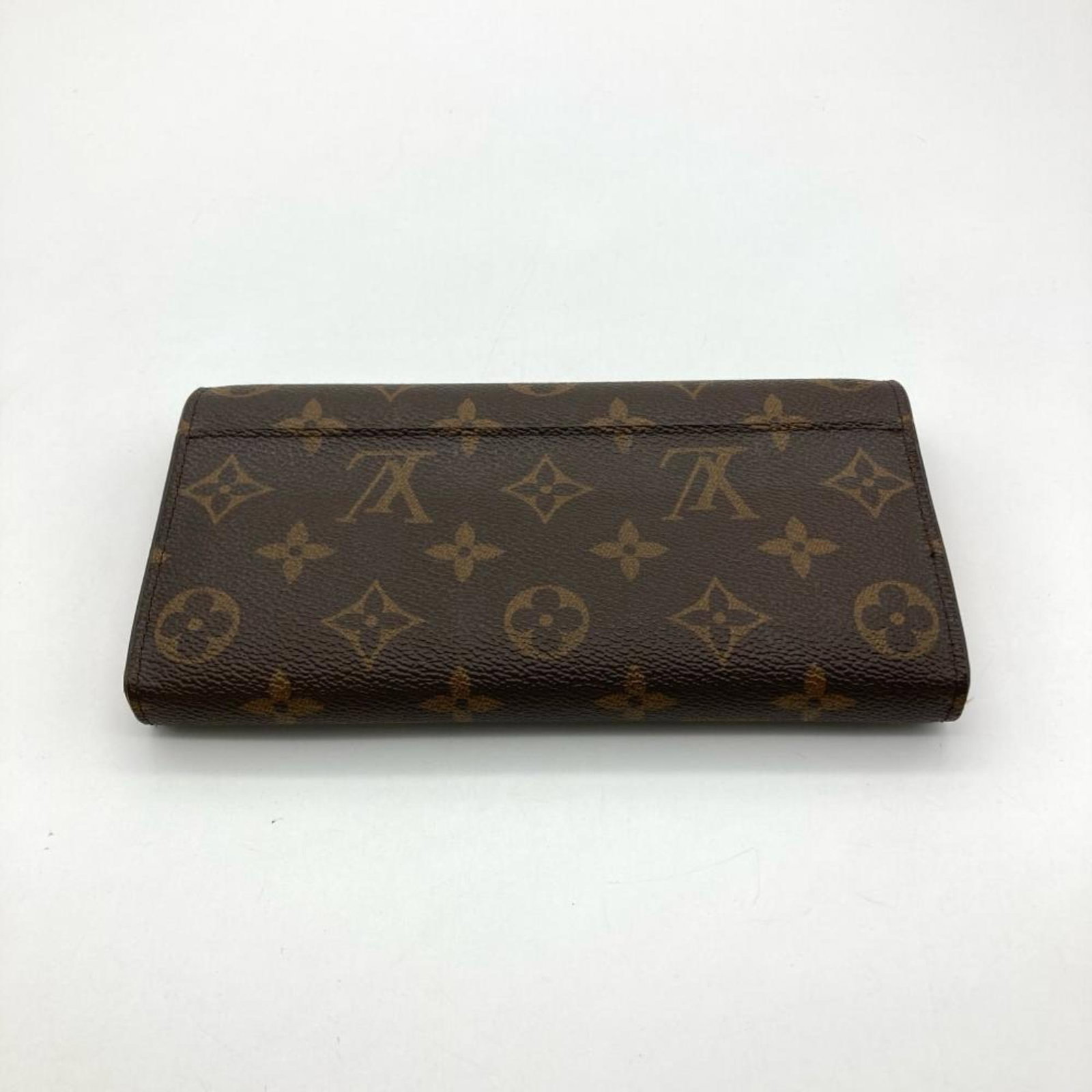 Long Wallet Louis Vuitton Canvas Monogram Tri - 3