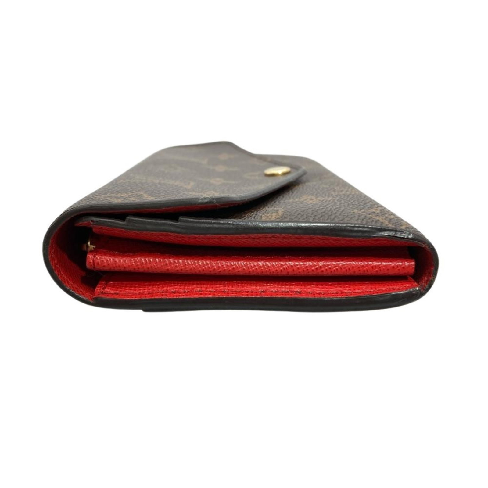 Long Wallet Louis Vuitton Canvas Monogram Tri - 4