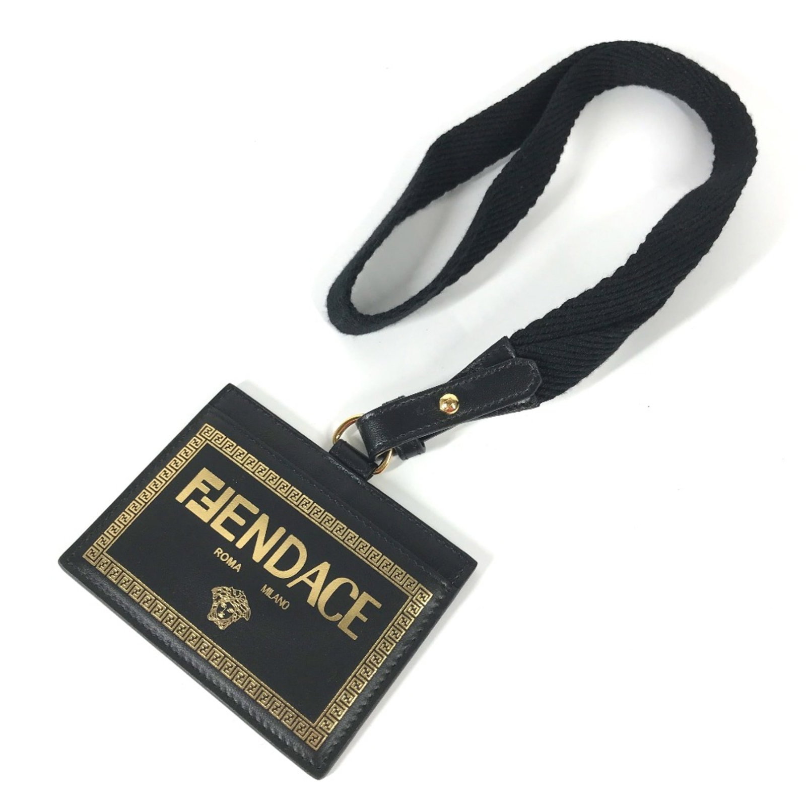 Card Case Versace Leather - 4