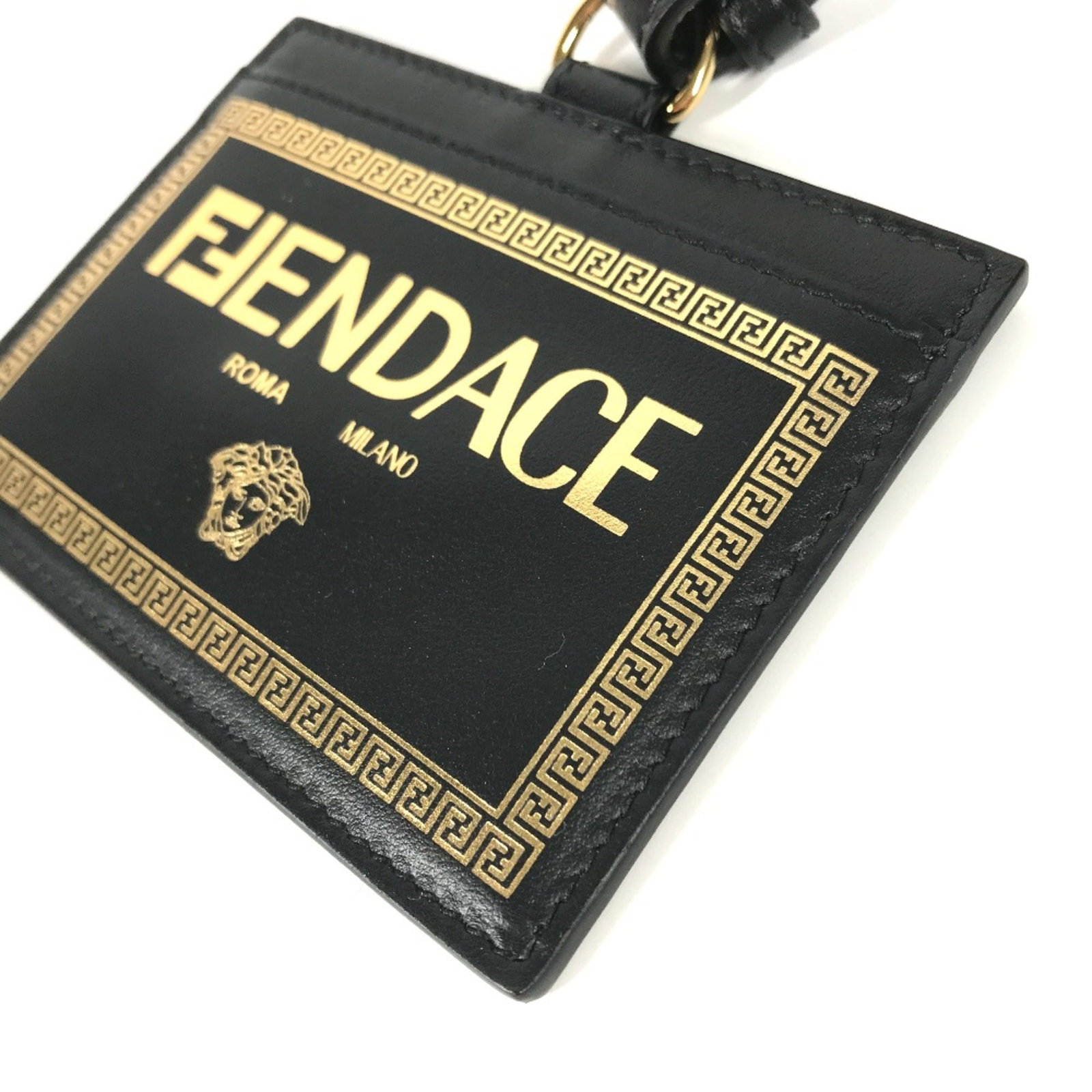 Card Case Versace Leather - 6