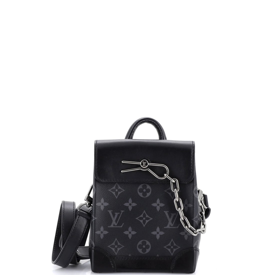 Canvas Nano Eclipse Monogram Bag Steamer Louis Vuitton: Canvas Nano Eclipse Monogram Bag Steamer Louis Vuitton Canvas Nano Eclipse Monogram Bag Steamer Louis Vuitton - A sleek and stylish cross body bag with a classic Louis Vuitton design, featuring a