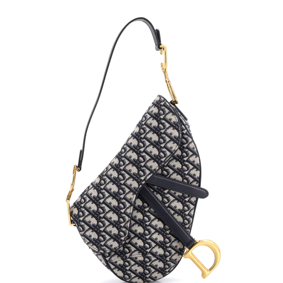 Canvas Oblique Medium Saddle Handbag Dior Christian: Canvas Oblique Medium Saddle Handbag Dior Christian Canvas Oblique Medium Saddle Handbag Dior Christian - A stylish and versatile shoulder bag with a classic oblique design, featuring a blue canvas ex