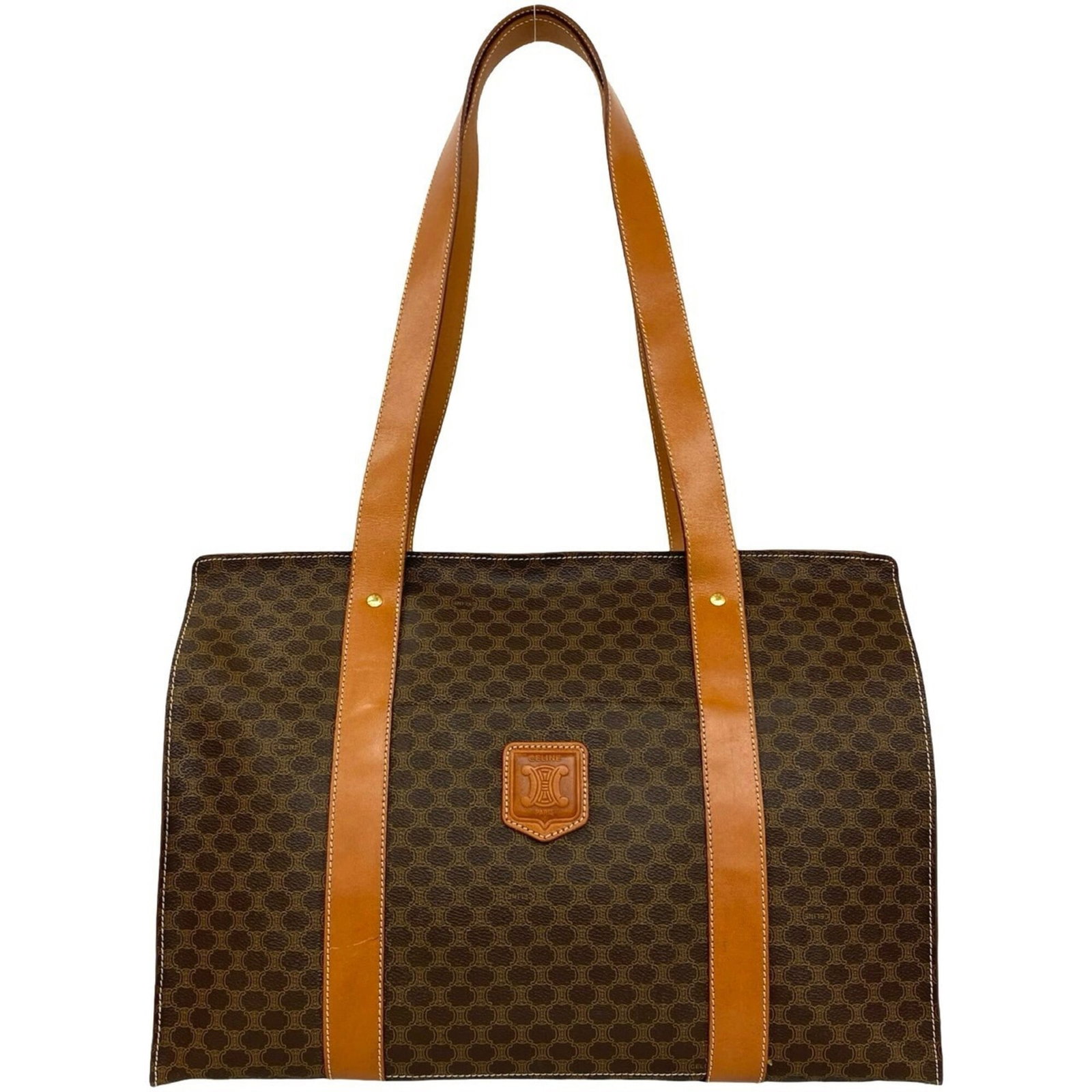 Celine Handbag Shoulder Bag Tote Bag Pvc Leather: Celine Handbag Shoulder Bag Tote Bag Pvc Leather Celine Handbag Shoulder Bag Tote Bag Pvc Leather is a stylish and versatile bag made from a combination of PVC and leather. Measuring 28cm x 39cm x