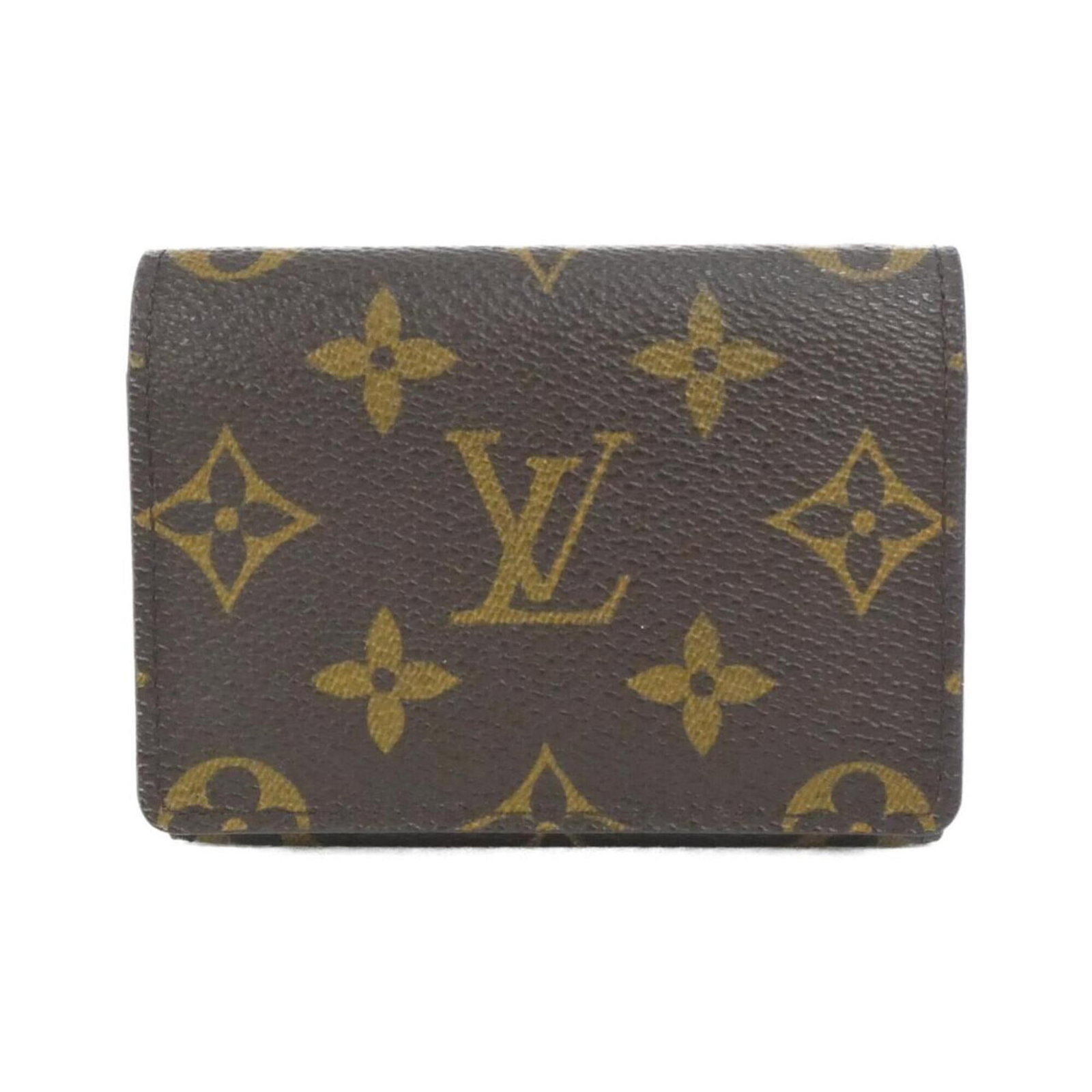 Louis Vuitton Card Case Monogram: Louis Vuitton Card Case Monogram Marron Monogram Card Case from Louis Vuitton, featuring the iconic M62920 design, measures 8cm x 11cm x 1cm. This compact card case showcases the signature monogram pa