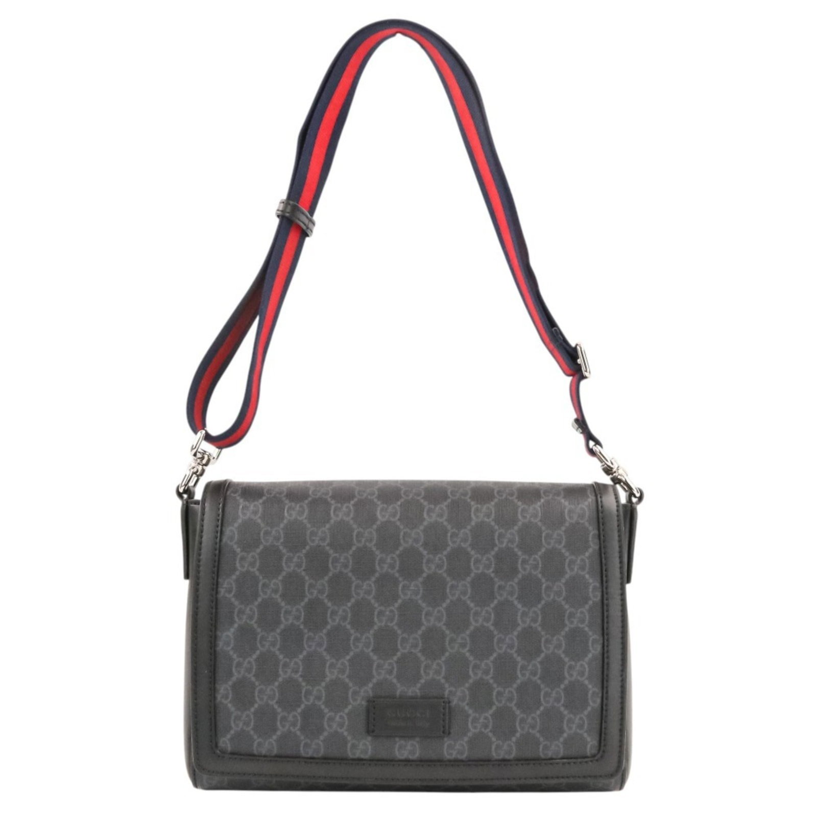 Gucci Supreme Gg Bag Shoulder: Gucci Supreme Gg Bag Shoulder The Gucci Supreme Gg Bag Shoulder boasts a sleek, all-black design with the iconic GG Supreme pattern, adding a touch of sophisticated style to any outfit. Measuring 18cm