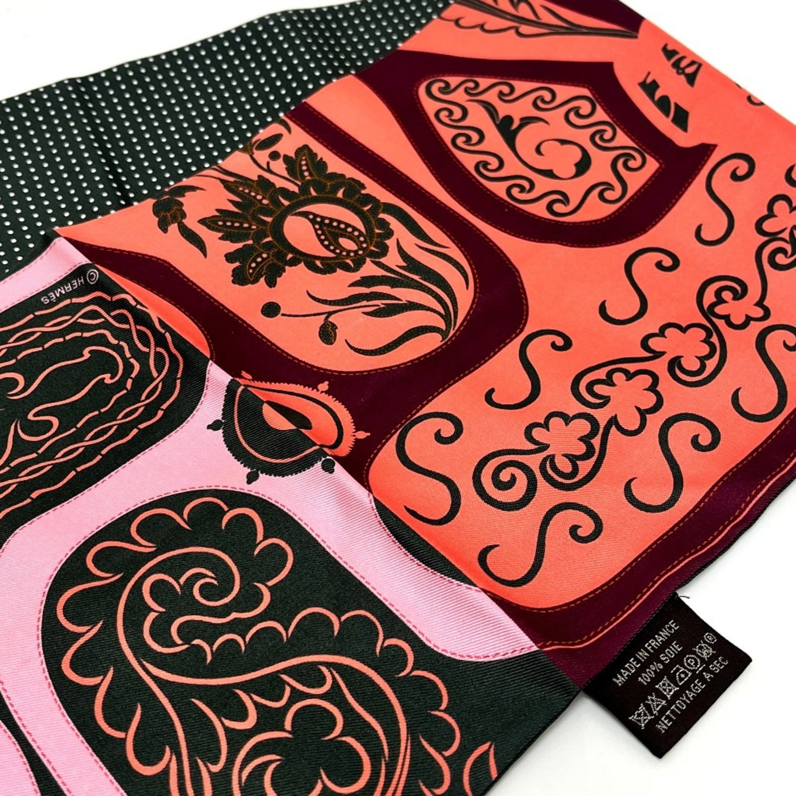 Silk Hermes Scarf - 4