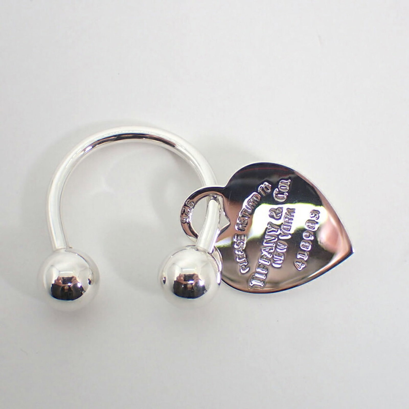 Silver Tiffany Keyring Sterling - 3