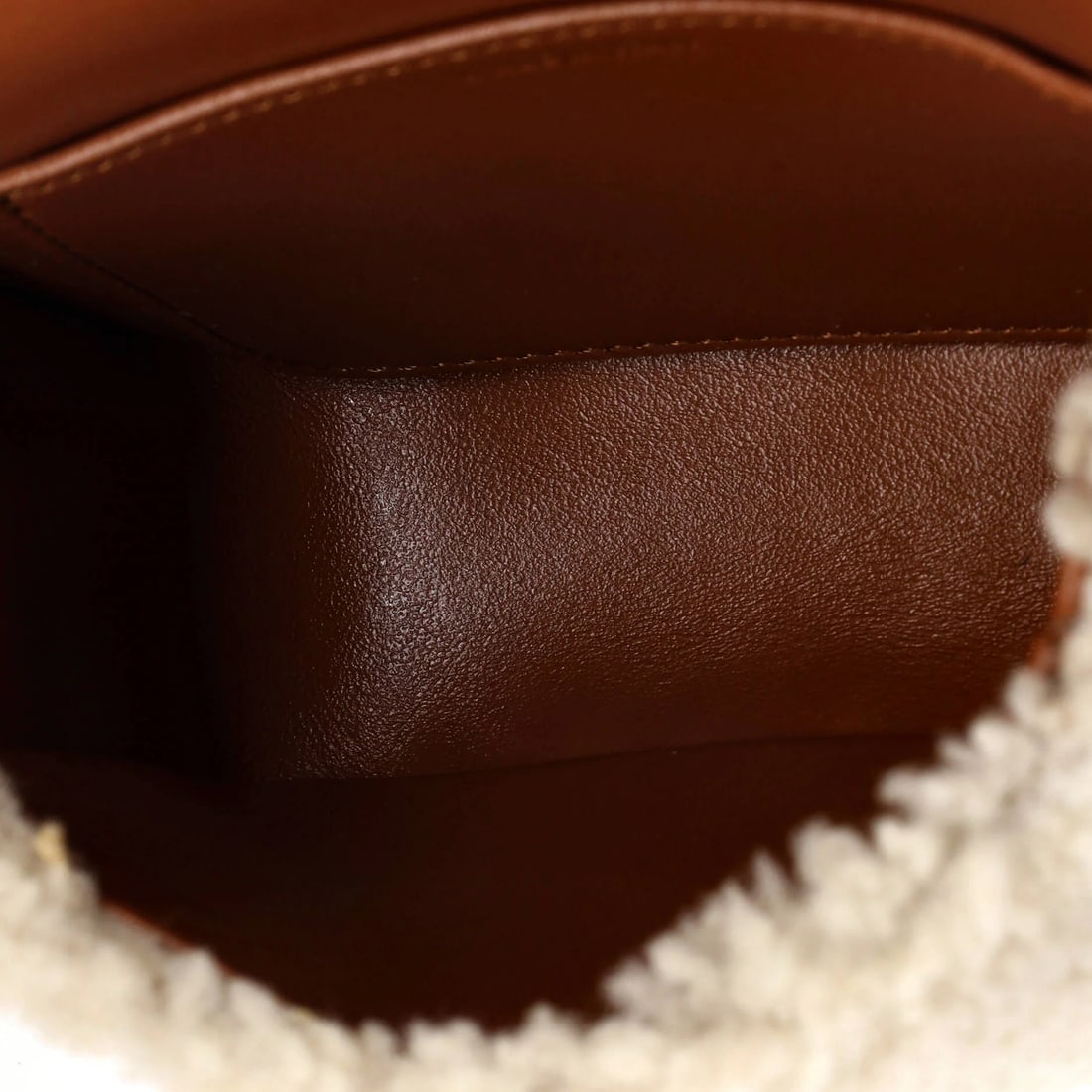 Shearling Mini Celine Shoulder Bag Triomphe - 5