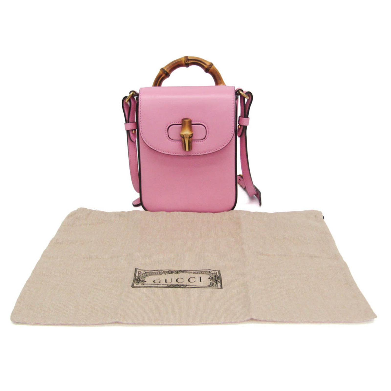 Shoulder Handbag Leather Backpack Gucci - 2