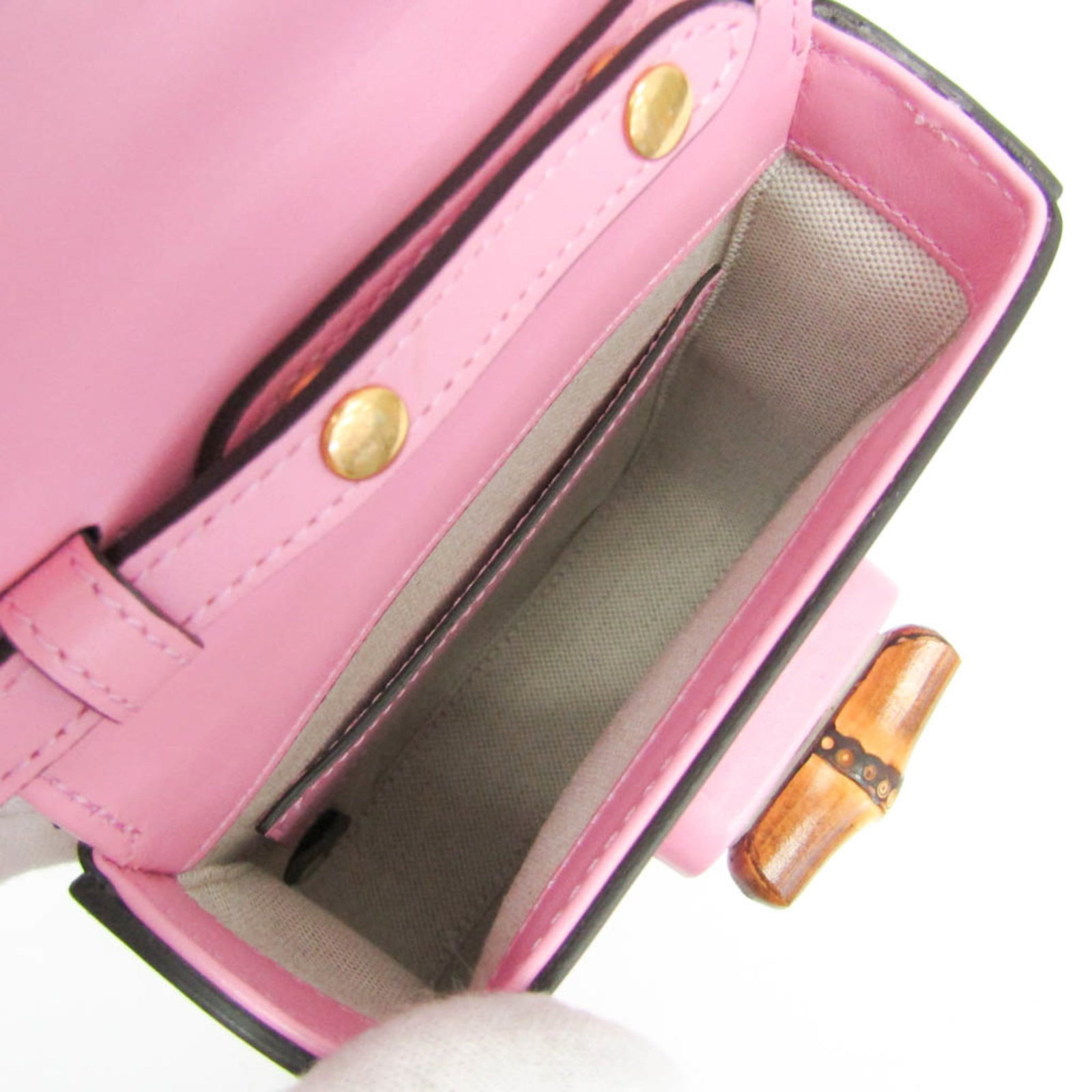 Shoulder Handbag Leather Backpack Gucci - 3