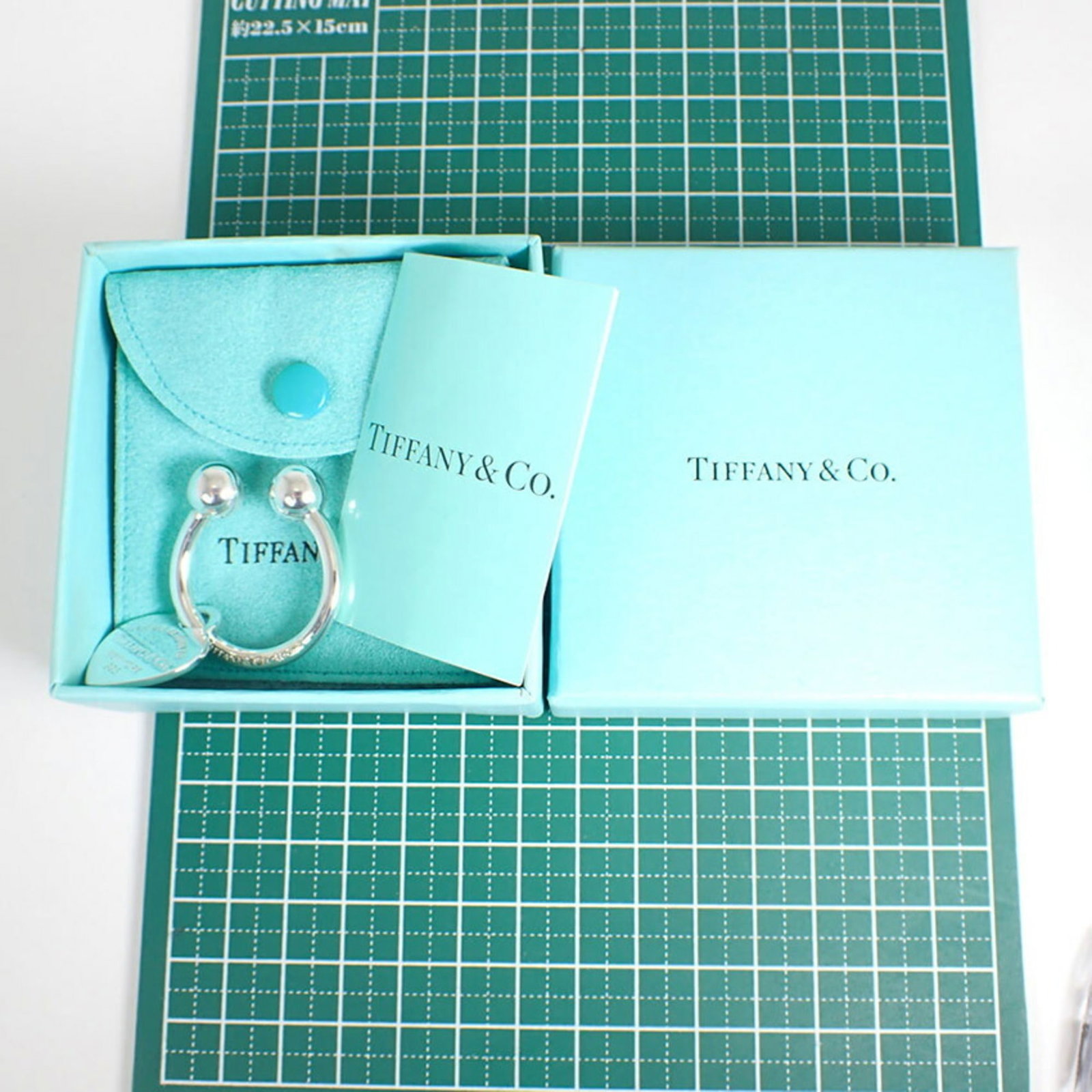 Silver Tiffany Keyring Sterling - 8