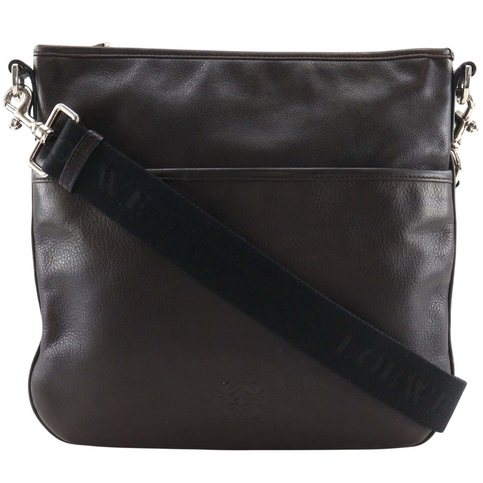 Shoulder Bag Leather: Shoulder Bag Leather Black leather shoulder bag with dimensions 29cm x 31cm x 2cm. This bag features high-quality leather construction and a classic design. The bag's black color provides a sleek and 