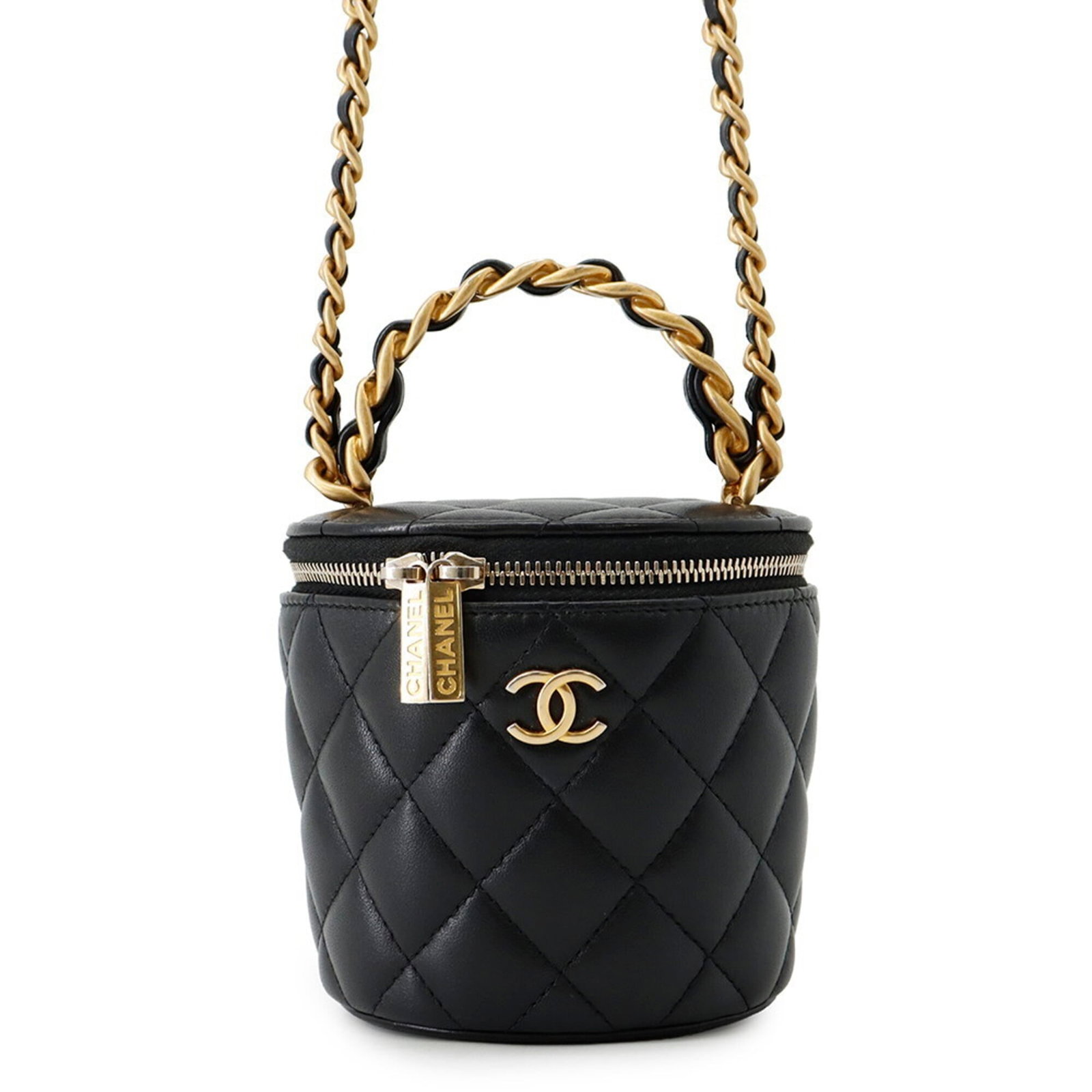 Shoulder Bag Leather Handbag Chanel: Shoulder Bag Leather Handbag Chanel The Chanel Matelasse Leather Shoulder Bag is a sleek and sophisticated accessory, crafted from high-quality lambskin leather. Measuring 10.5cm x 10cm x 8cm, this