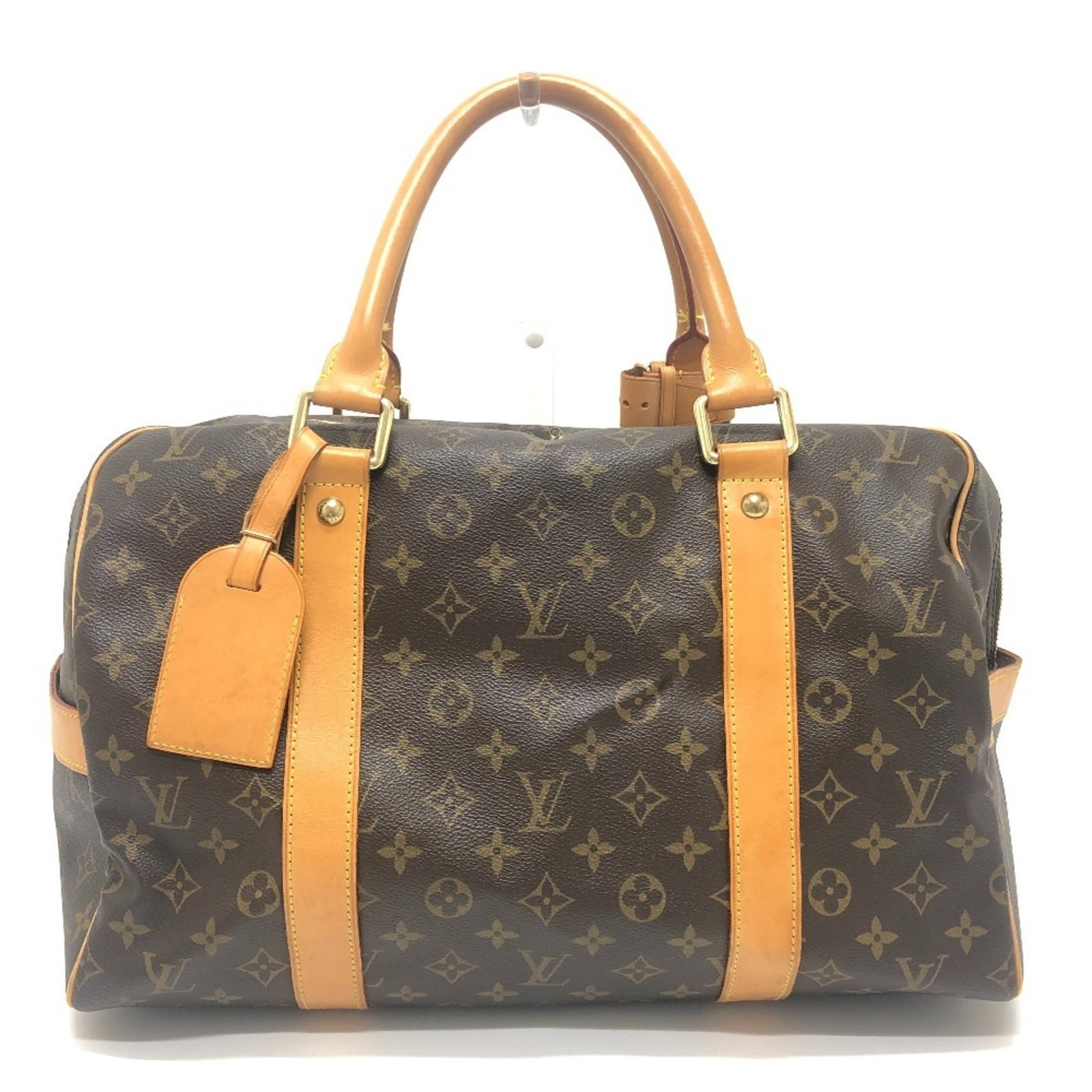 Louis Vuitton Canvas Monogram Bag Boston: Louis Vuitton Canvas Monogram Bag Boston The Louis Vuitton Canvas Monogram Bag Boston boasts a timeless design with its iconic monogram pattern and classic brown color. Made from high-quality canvas, 