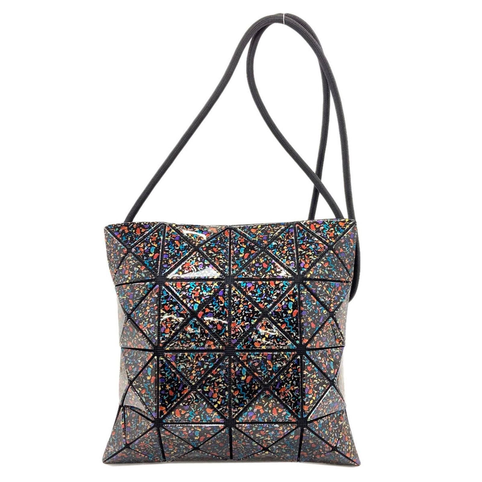 Shoulder Bag Pvc Issey Miyake: Shoulder Bag Pvc Issey Miyake Issey Miyake's PVC shoulder bag boasts a unique multi-color design and a sturdy zipper closure. Measuring 22.5cm x 23cm x 1cm, this stylish bag features a 120cm strap