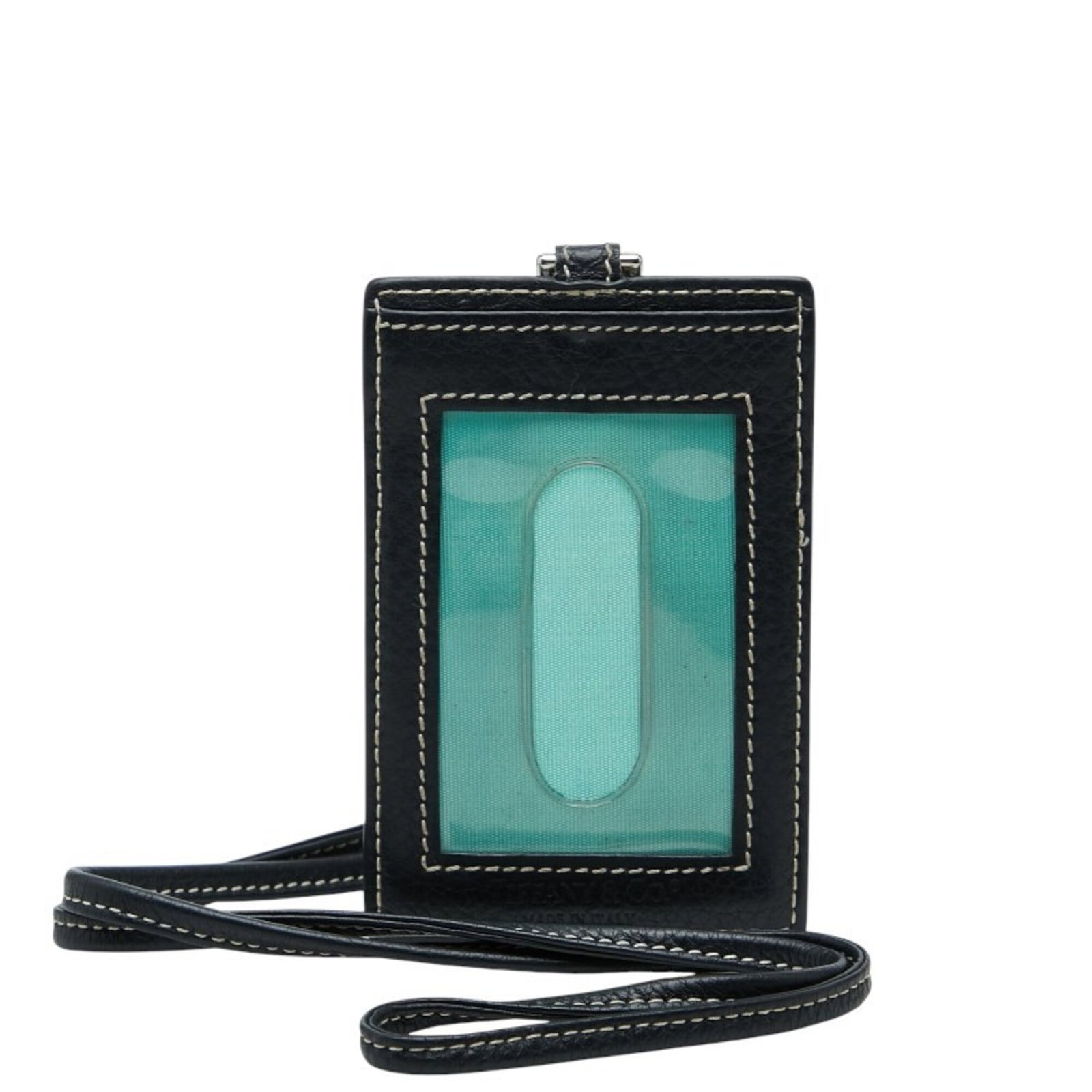 Card Case Leather: Card Case Leather Black leather card case with a compact 10.5cm x 7cm x 2mm size, ideal for carrying essentials in style. Made from high-quality leather, this card case features a sleek design that