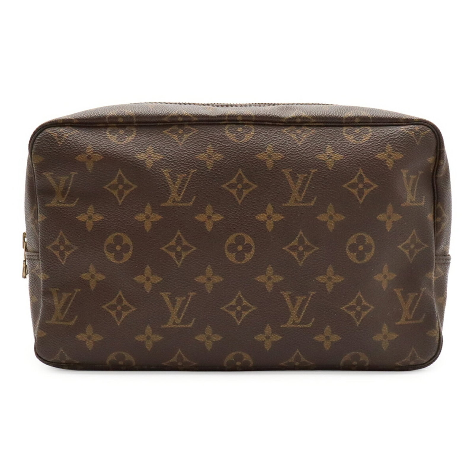 Louis Vuitton Clutch Bag Pouch Monogram Canvas: Louis Vuitton Clutch Bag Pouch Monogram Canvas Brown Monogram Canvas Louis Vuitton Clutch Bag Pouch measures 17cm x 27.5cm x 8cm, featuring the iconic Monogram pattern on canvas. This stylish clutch