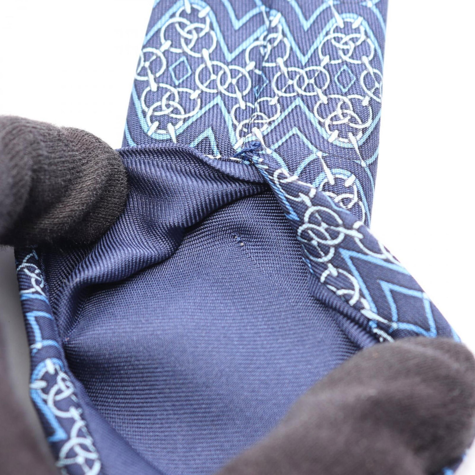 Silk Cravat Hermes - 7