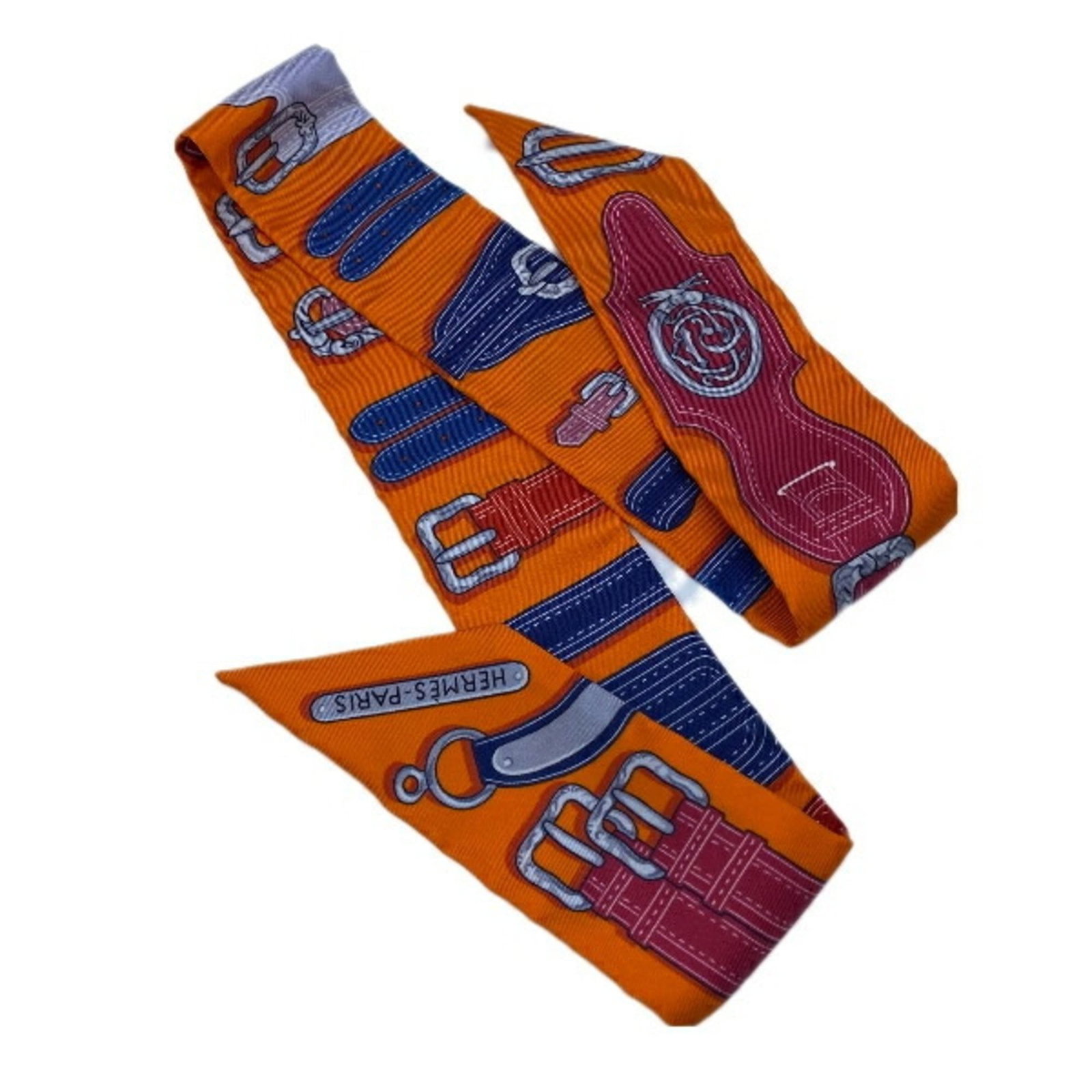 Silk Hermes Scarf - 2
