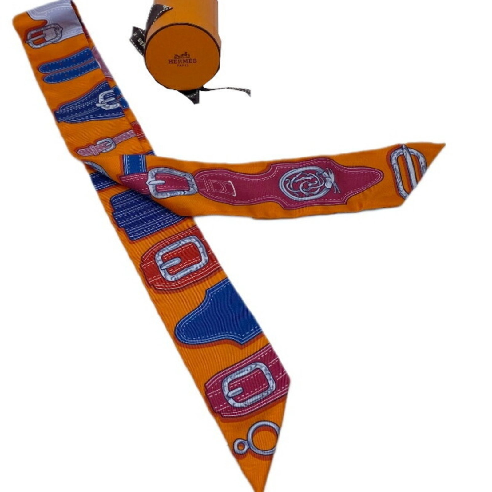 Silk Hermes Scarf - 5