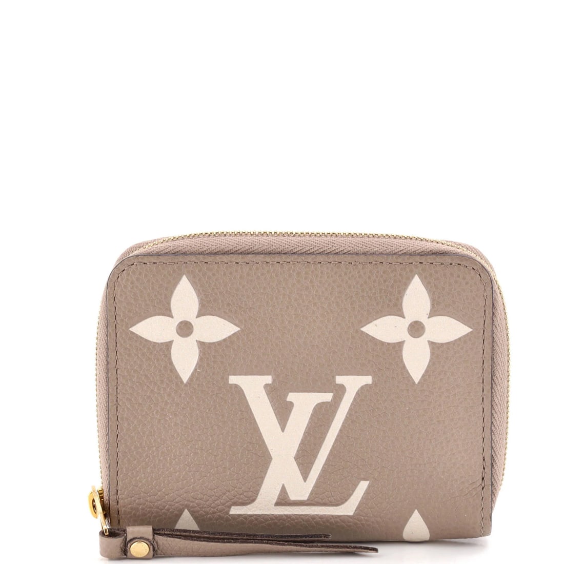 Zippy Coin Purse Bicolor Monogram Empreinte Giant Louis Vuitton: Zippy Coin Purse Bicolor Monogram Empreinte Giant Louis Vuitton Zippy Coin Purse Bicolor Monogram Empreinte Giant Louis Vuitton features a neutral exterior with a classic Bicolor Monogram Empreinte