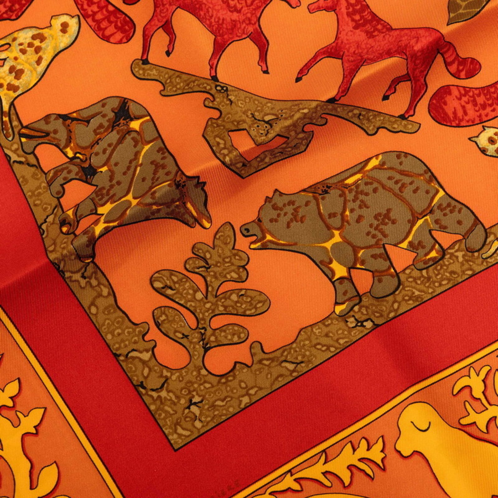 Silk Hermes Scarf - 4