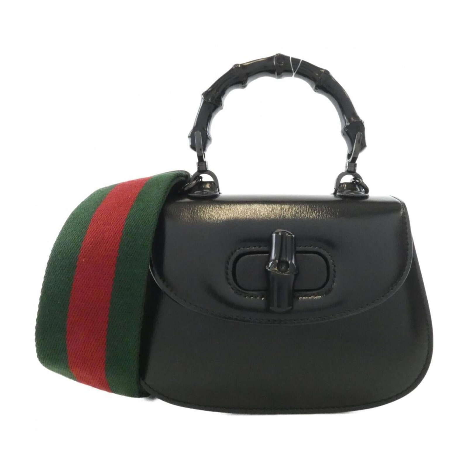 Handbag Leather Gucci: Handbag Leather Gucci Black leather Gucci handbag with dimensions 11cm x 17cm x 7cm. This handbag features high-quality leather construction and a classic design. Item Specifics: Brand: Gucci Type: