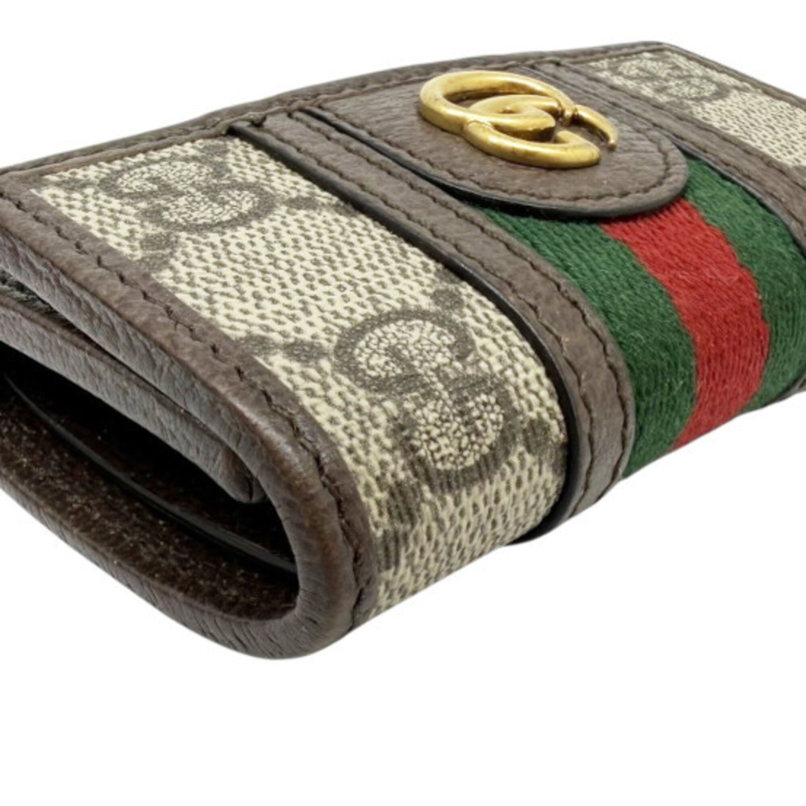 Canvas leather keycase by Gucci - 4