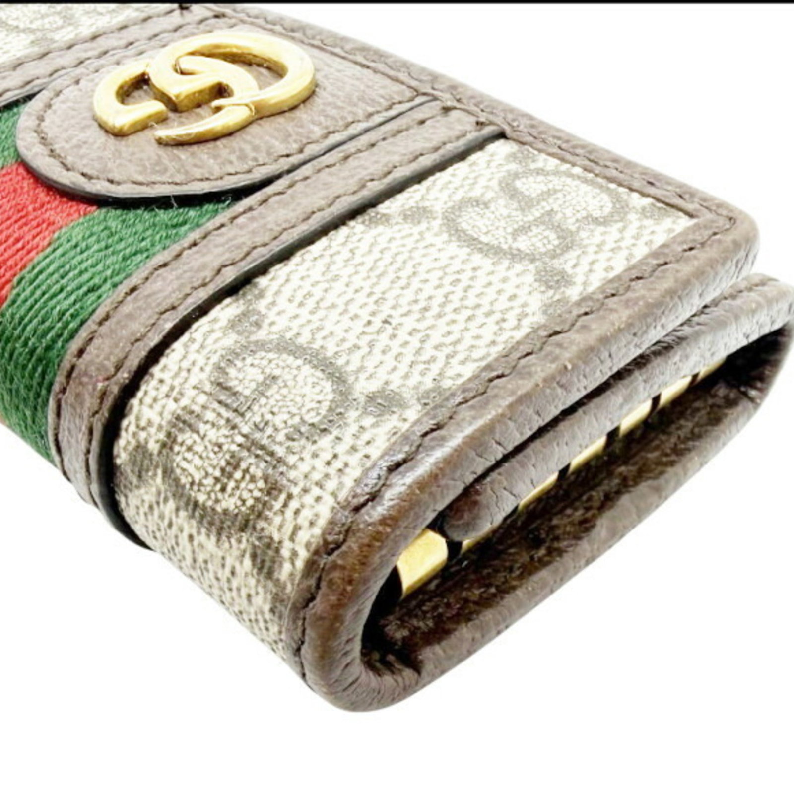 Canvas leather keycase by Gucci - 5