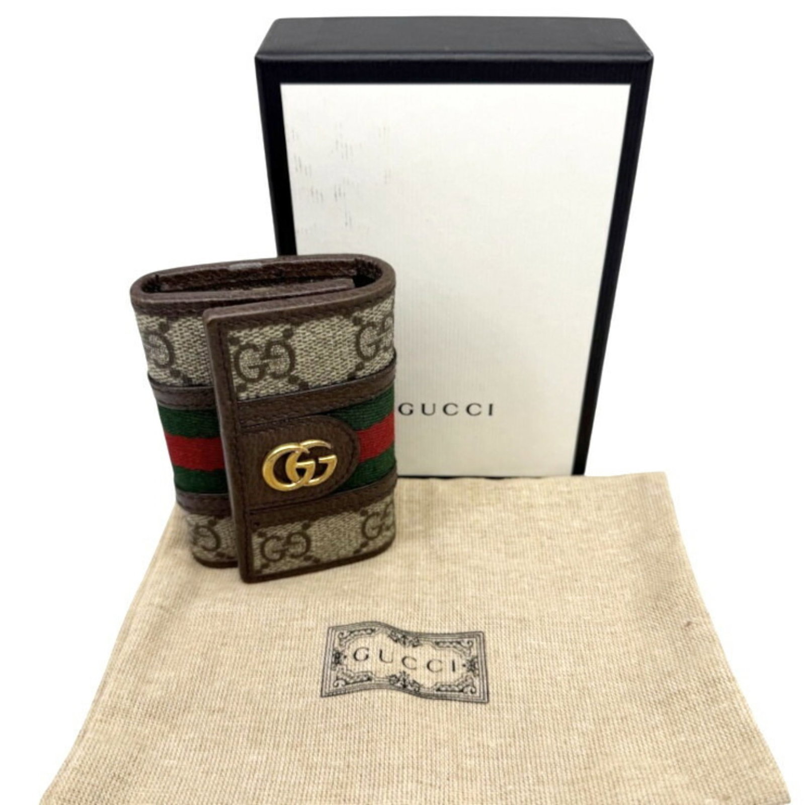 Canvas leather keycase by Gucci - 9