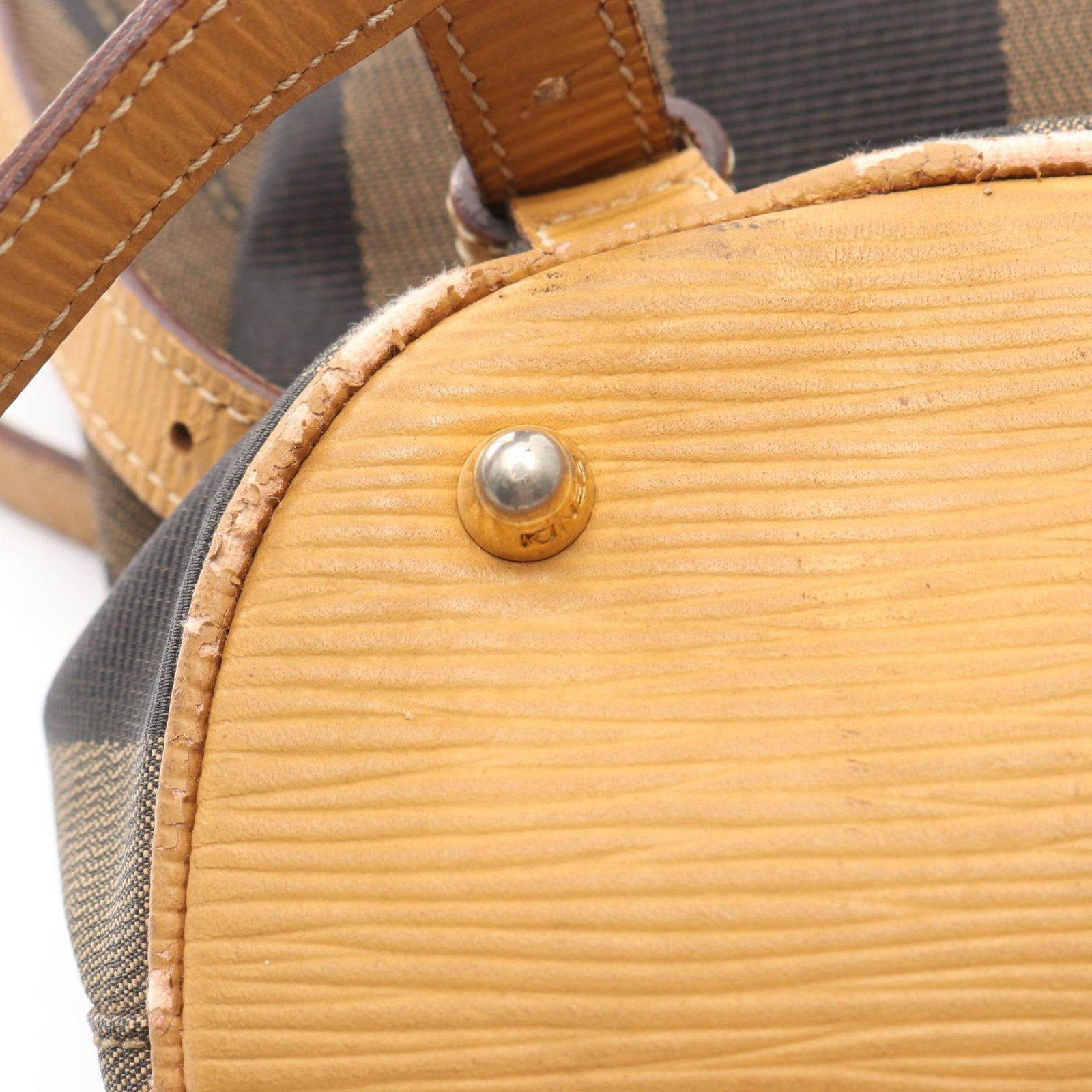 Fendi Canvas Leather Backpack - 10