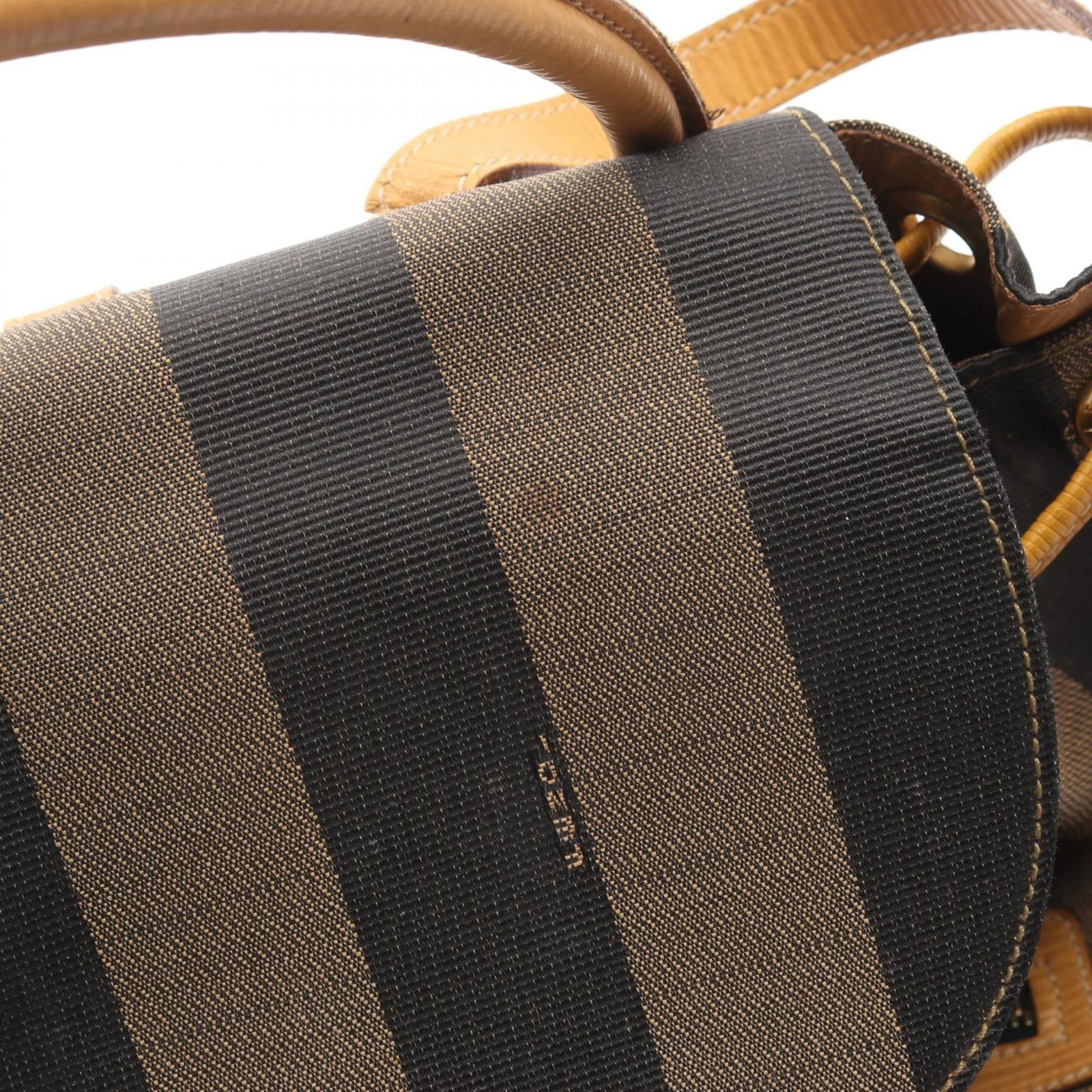Fendi Canvas Leather Backpack - 11