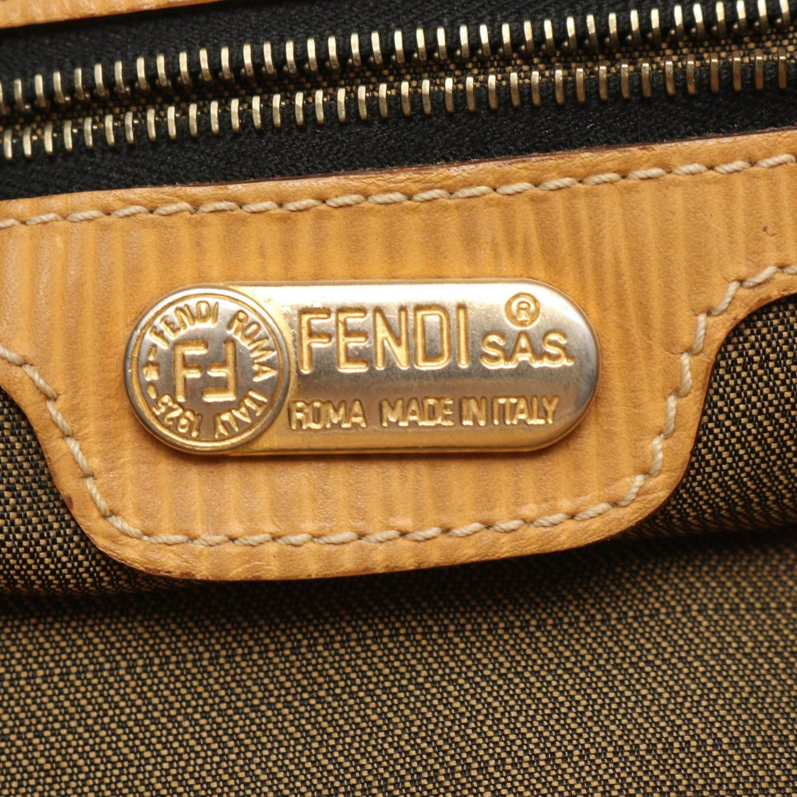 Fendi Canvas Leather Backpack - 4