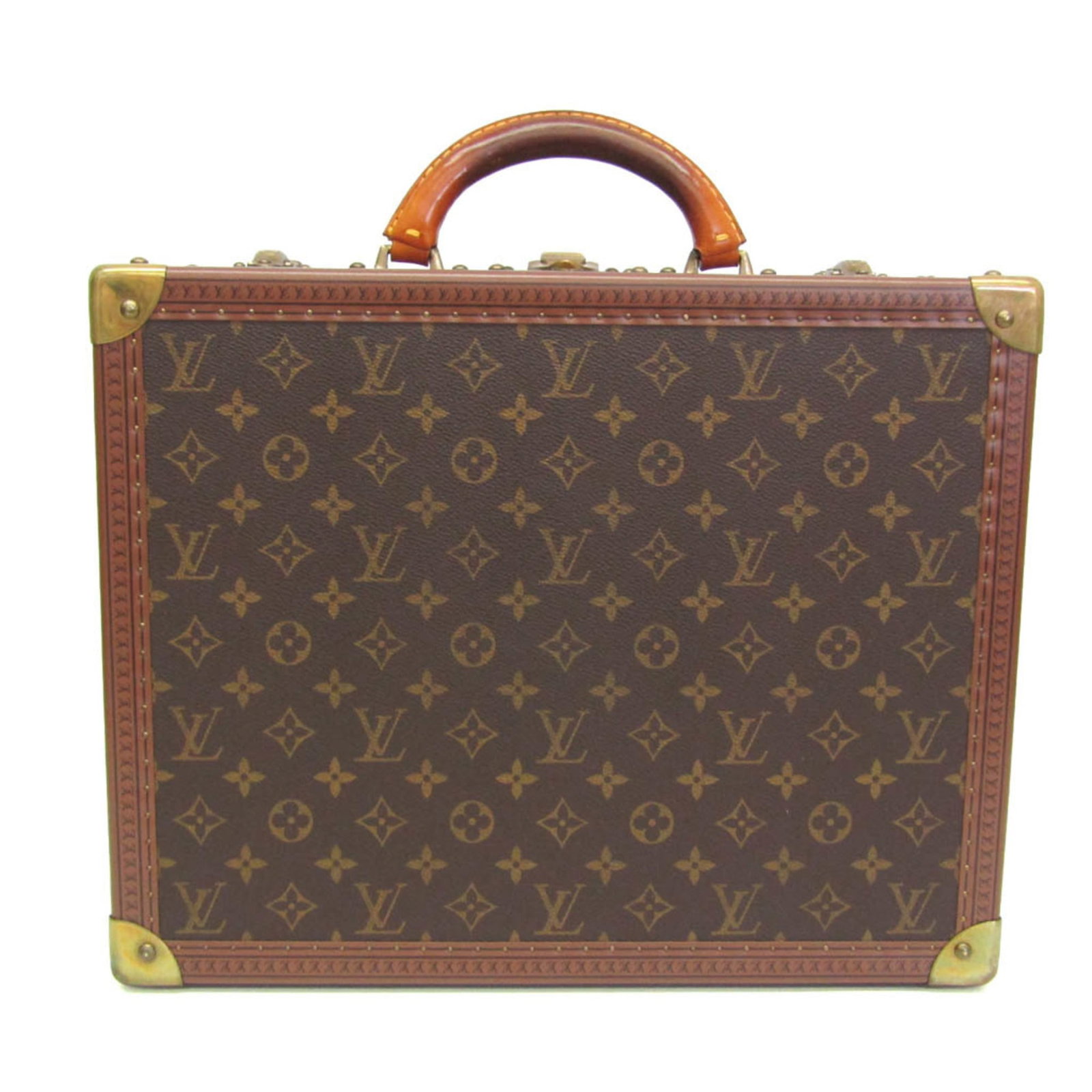 Louis Vuitton Handbag Attach Case Monogram Leather: Louis Vuitton Handbag Attach Case Monogram Leather The Louis Vuitton Handbag Attach Case Monogram Leather is a high-quality, monogram-patterned leather attach case made from genuine Monogram leather.