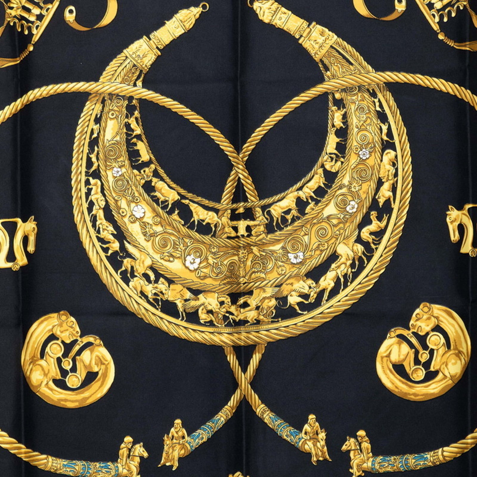 Silk Hermes Scarf - 3