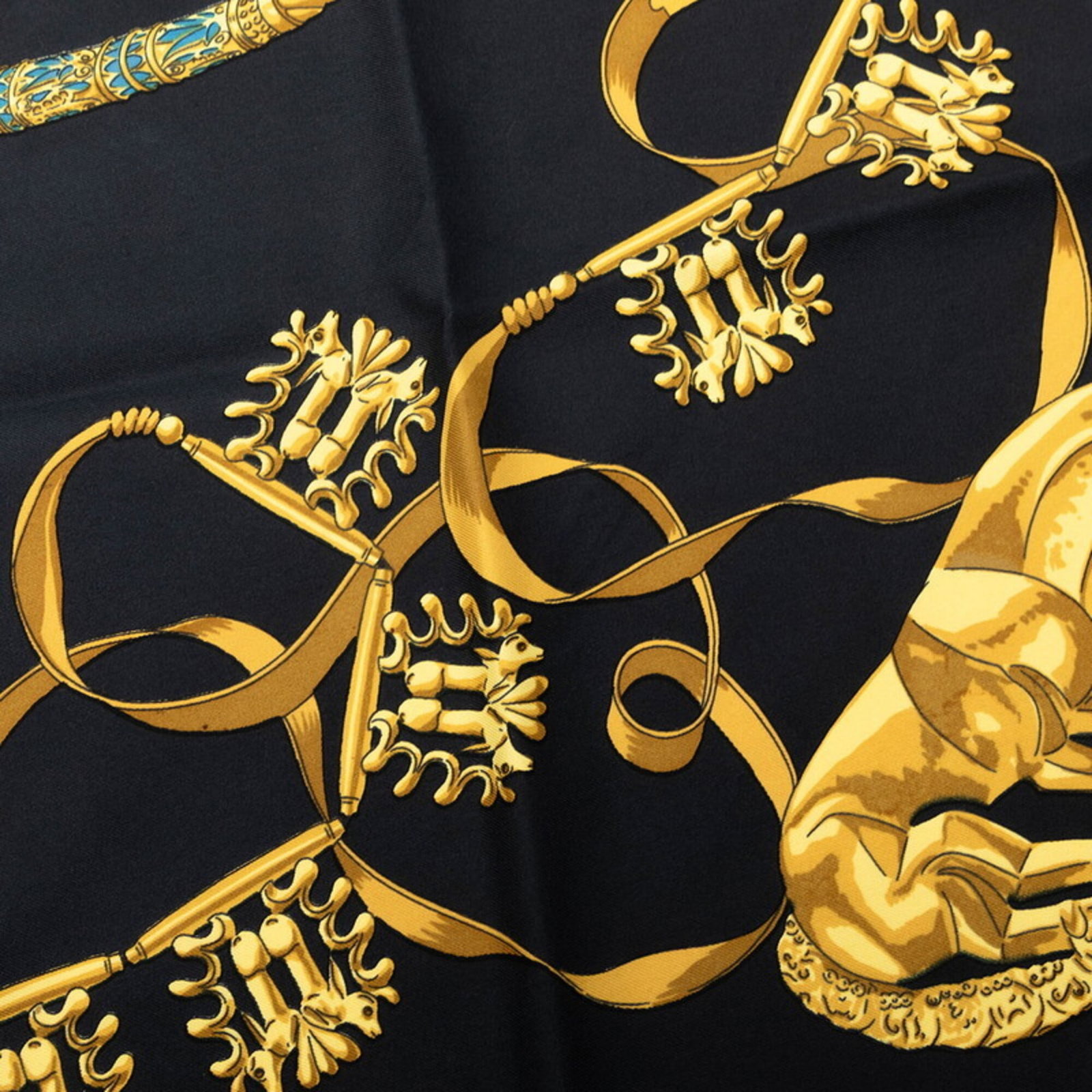 Silk Hermes Scarf - 4