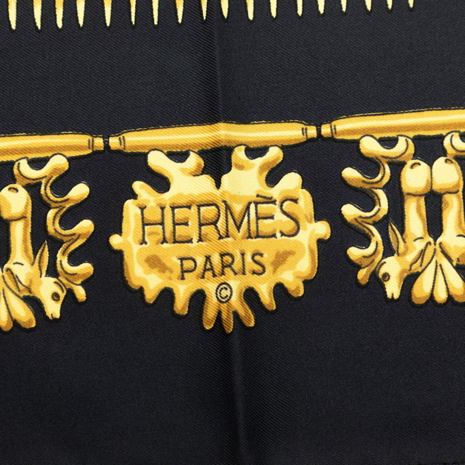 Silk Hermes Scarf - 7