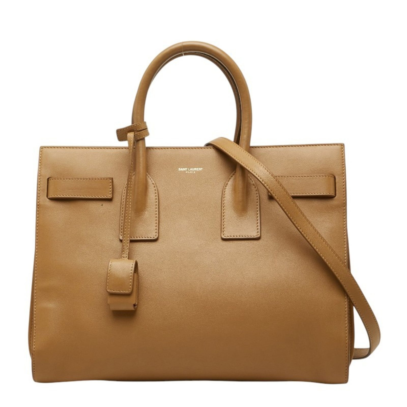 Saint Laurent Handbag Shoulder Bag Leather: Saint Laurent Handbag Shoulder Bag Leather Brown Saint Laurent MPN 324823 Leather Shoulder Bag. This shoulder bag features a classic design with a rich brown leather material and precise dimensions.