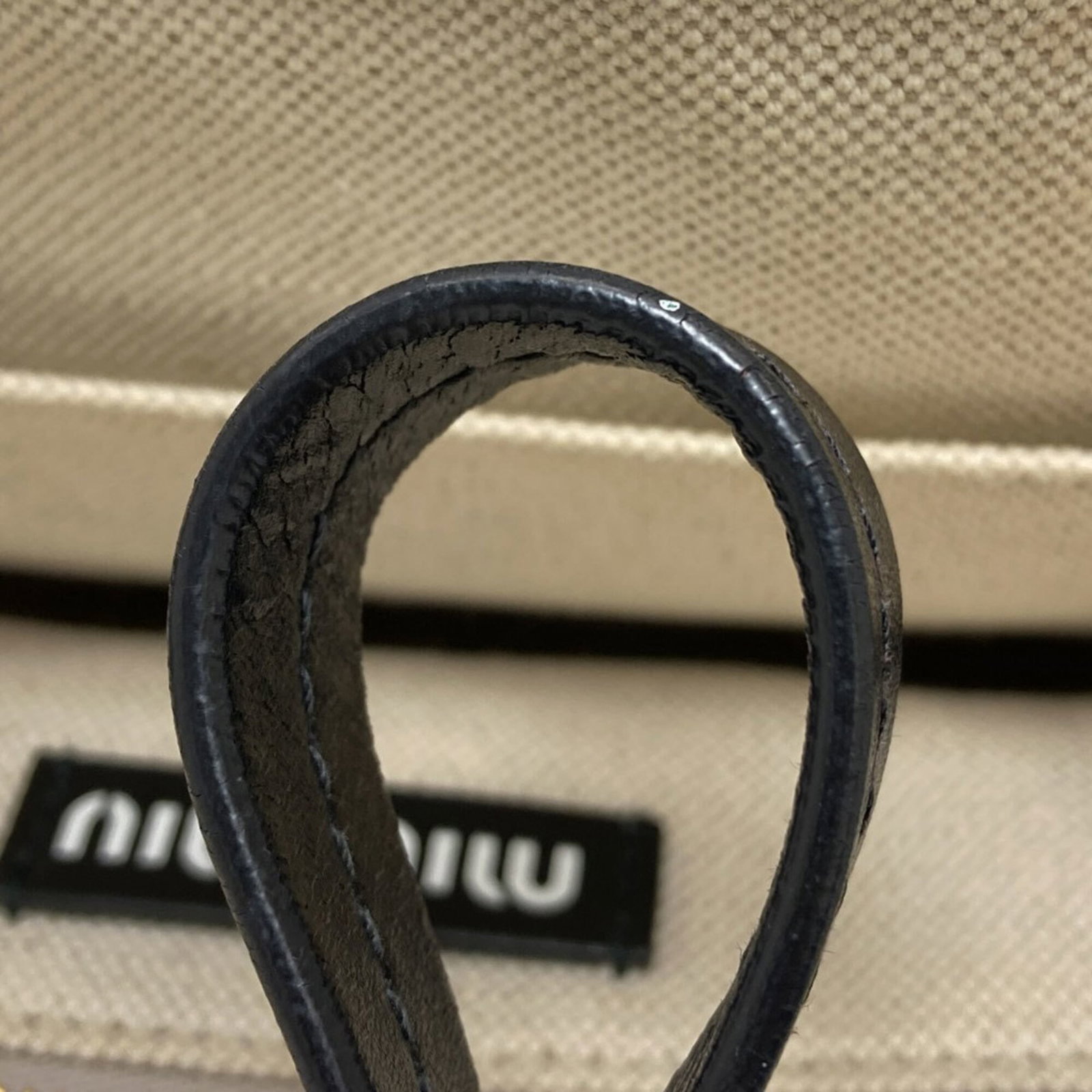 Canvas Miu Handbag - 14