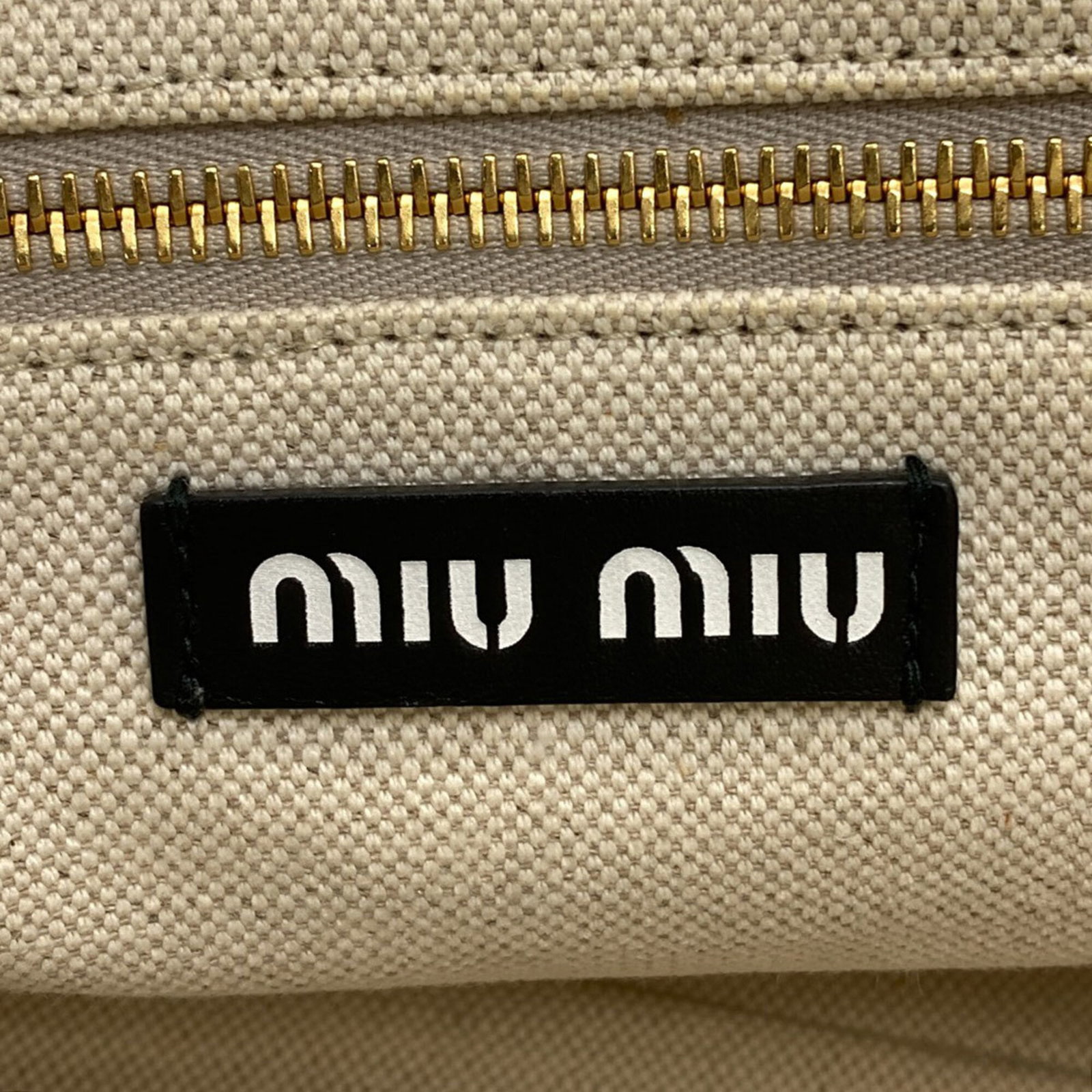 Canvas Miu Handbag - 6