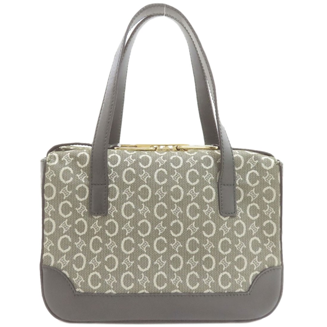 Macadam Handbag Celine Canvas: Macadam Handbag Celine Canvas The Celine Macadam Handbag in green canvas is a stylish and versatile accessory. This handbag features a green exterior with a canvas material, making it a great option