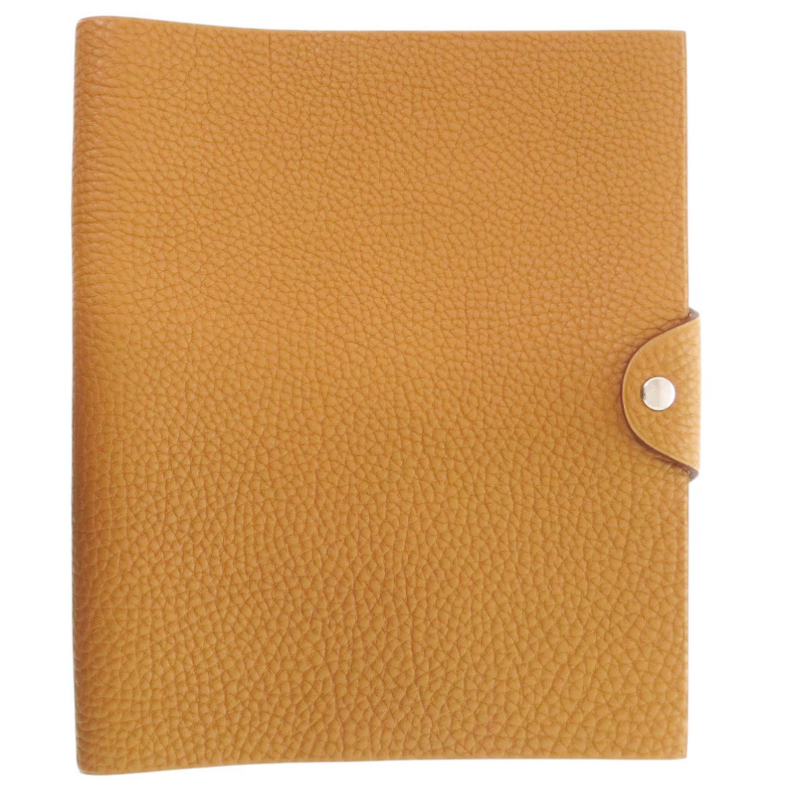 Silver Hardware Leather Togo Brown Mm Hermes Excellent Condition Notebook Cover: Silver Hardware Leather Togo Brown Mm Hermes Excellent Condition Notebook Cover Silver hardware adorns the elegant Togo brown leather cover of this exquisite Hermes notebook, making it a stylish acces